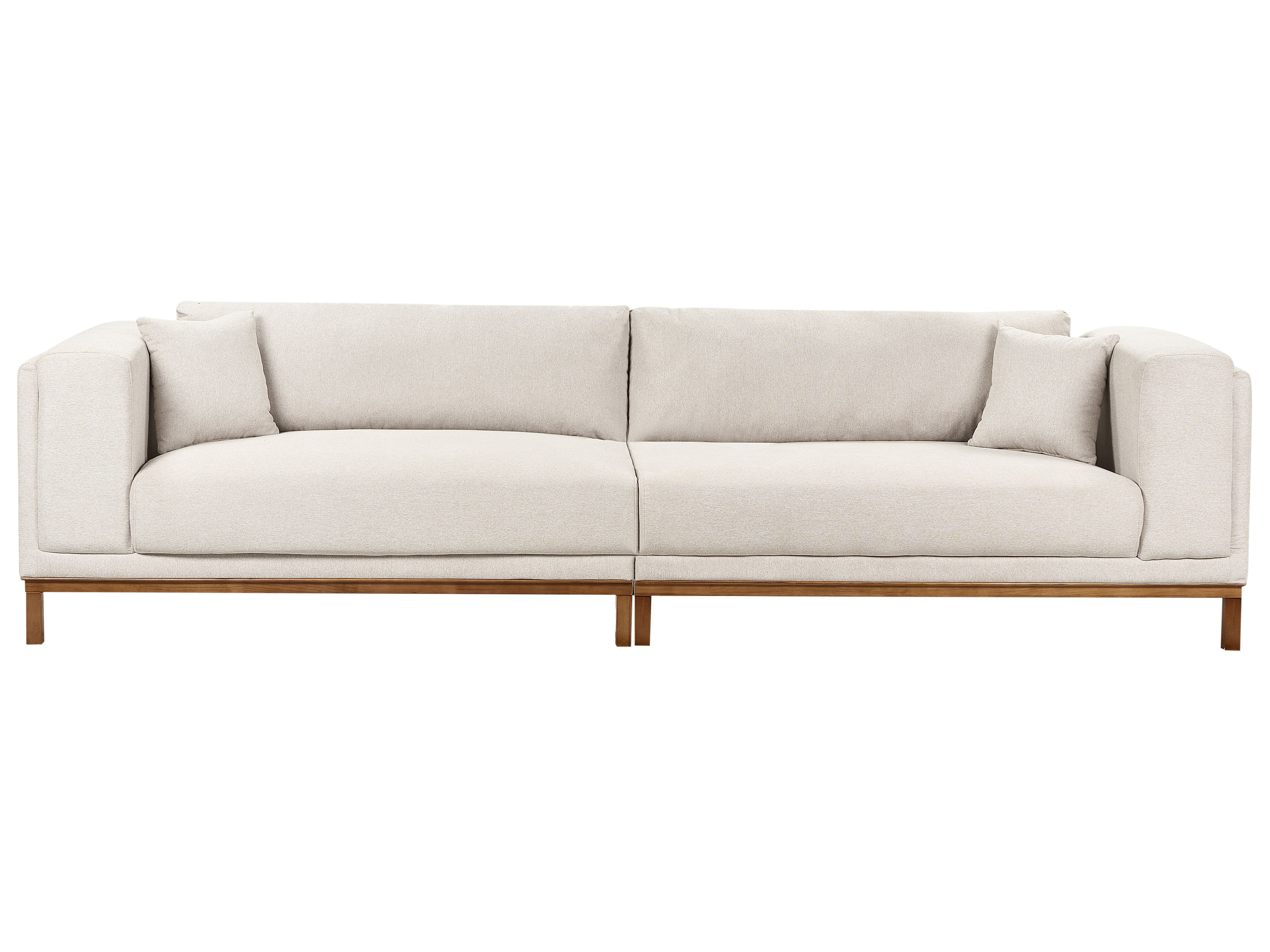 Sofa 4 Seater VENG Fabric Light Beige