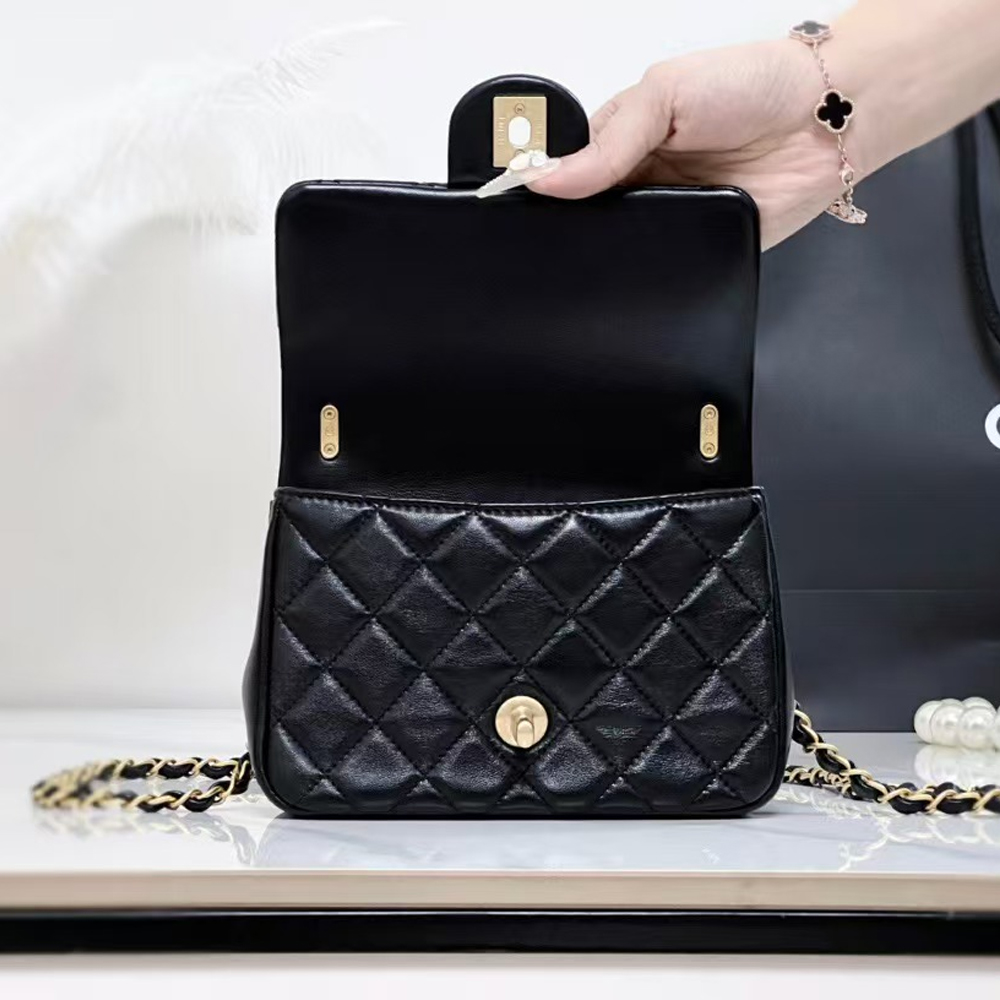 Chanel 24P Mini Square Black1:1High-quality replica