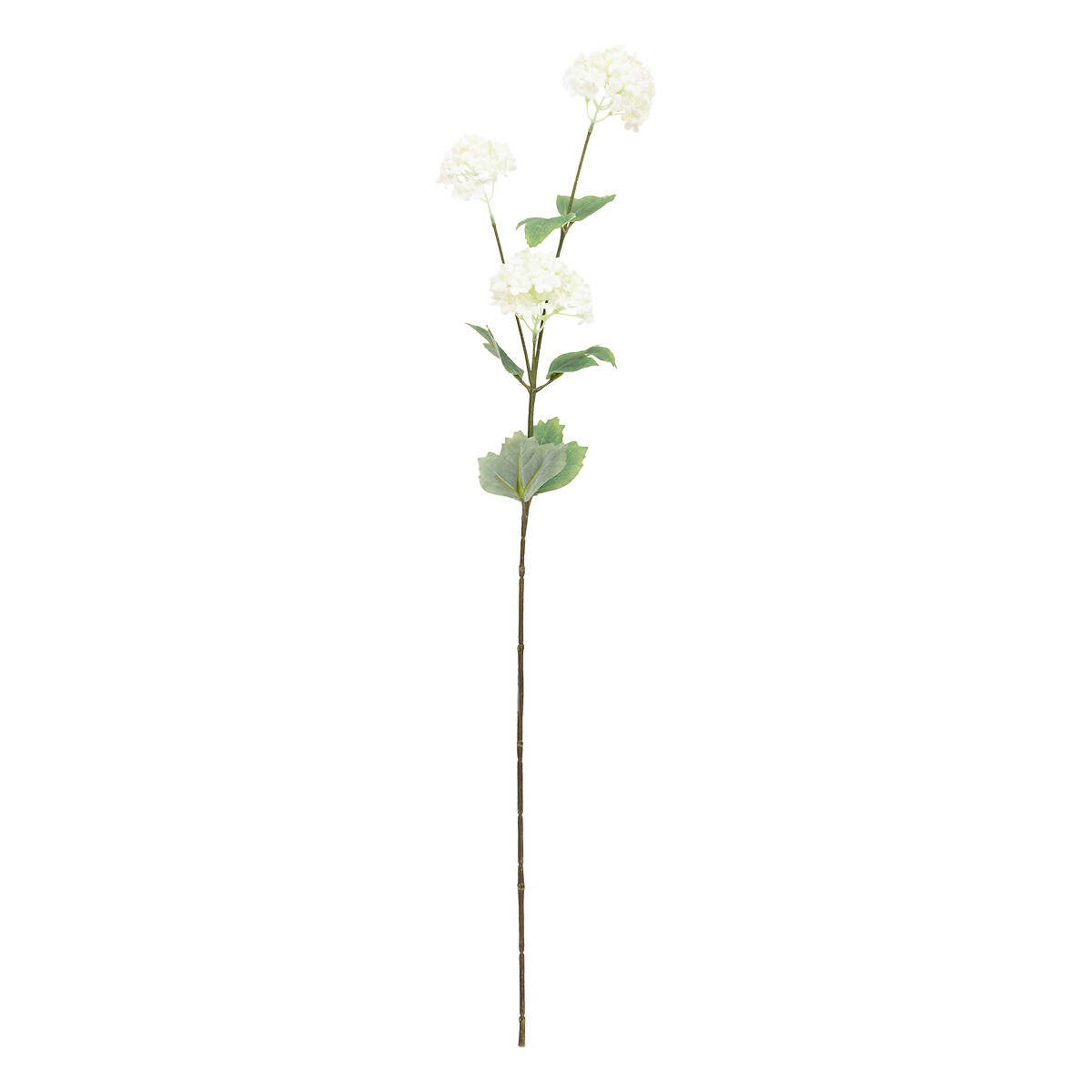 "Snowball" artificial stem White, H.87 cm