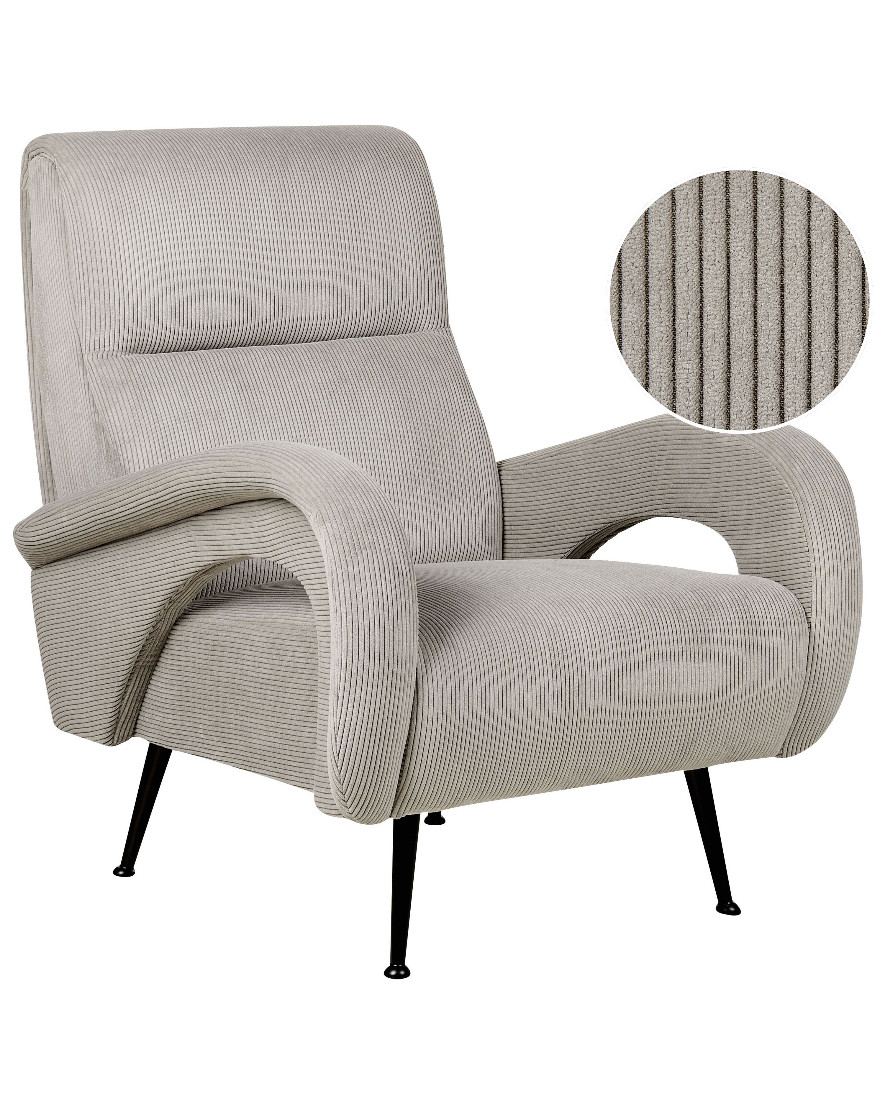 Armchair SVALOV Corduroy Grey