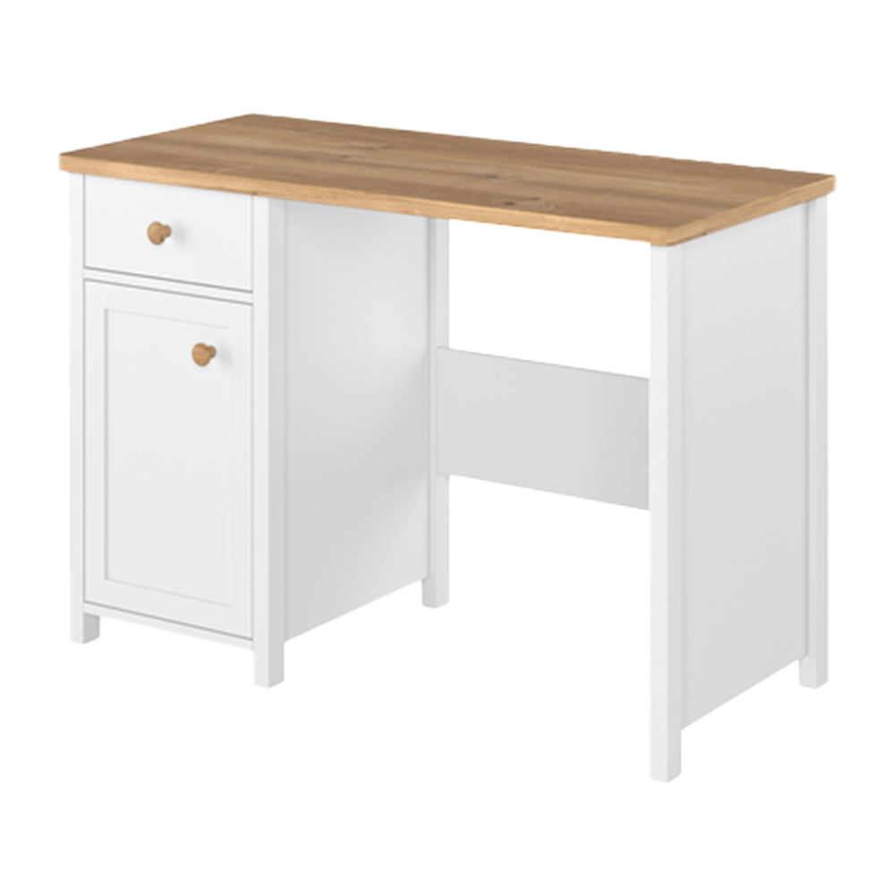 Blokker Havin Bureau - Wit / Nash Eiken