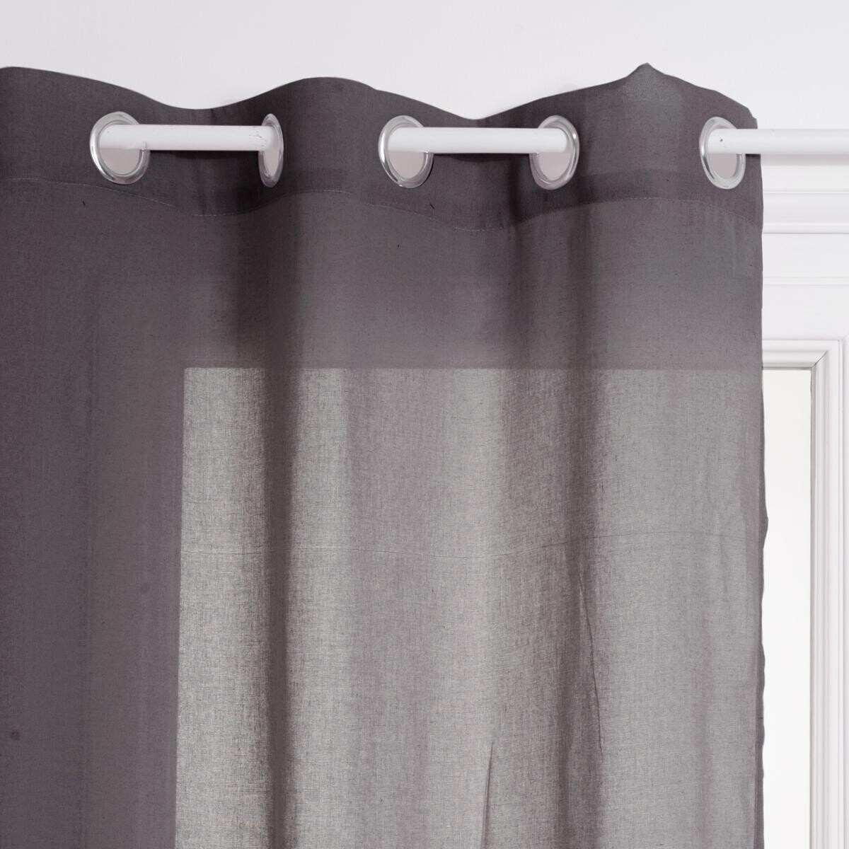 Sheer curtain "Ana" Grey, 140x240 cm