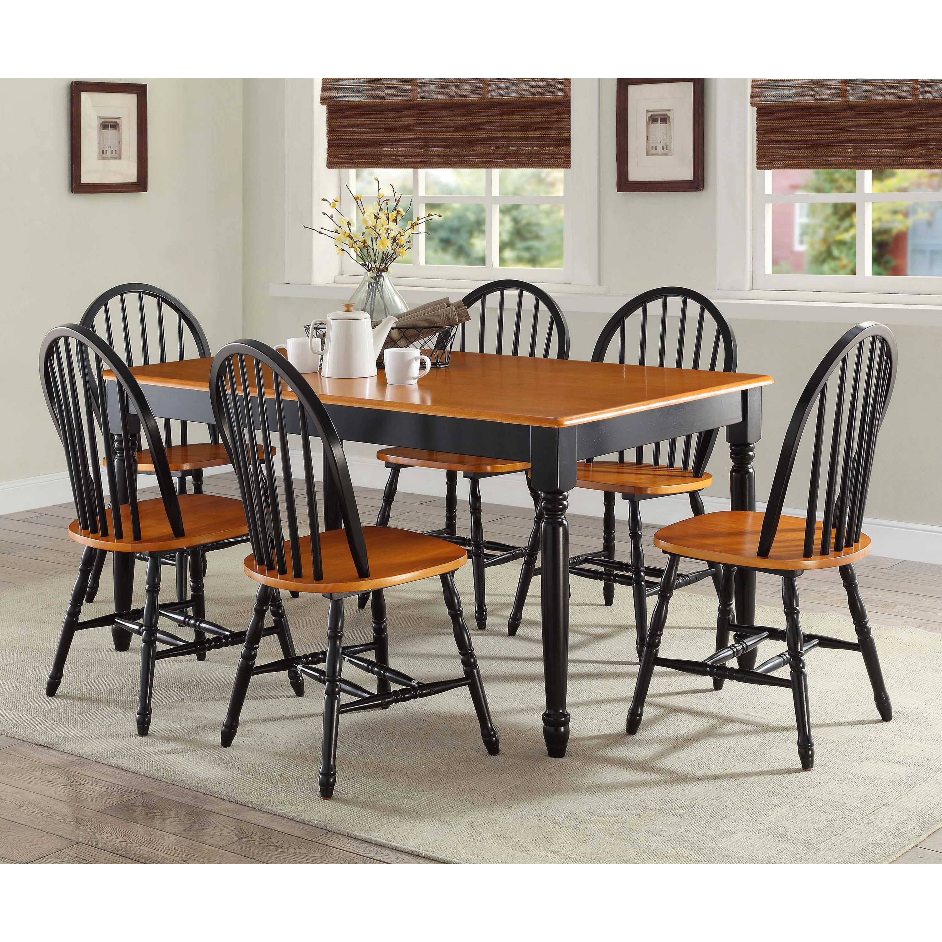 Better Homes and Gardens Autumn Lane Farmhouse Dining Table, Multiple Finishes - Image 14