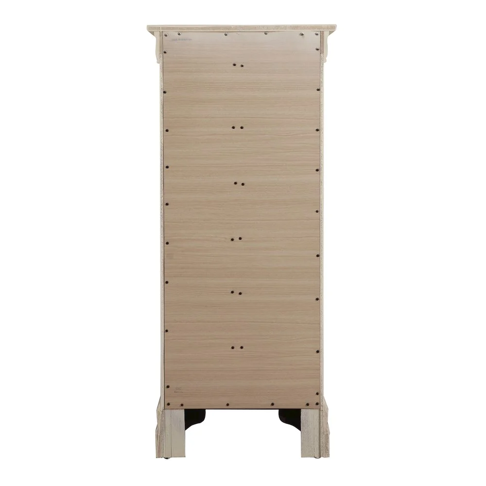Glory Furniture Louis Phillipe 7 Drawer Lingerie Chest in Cherry - Image 42