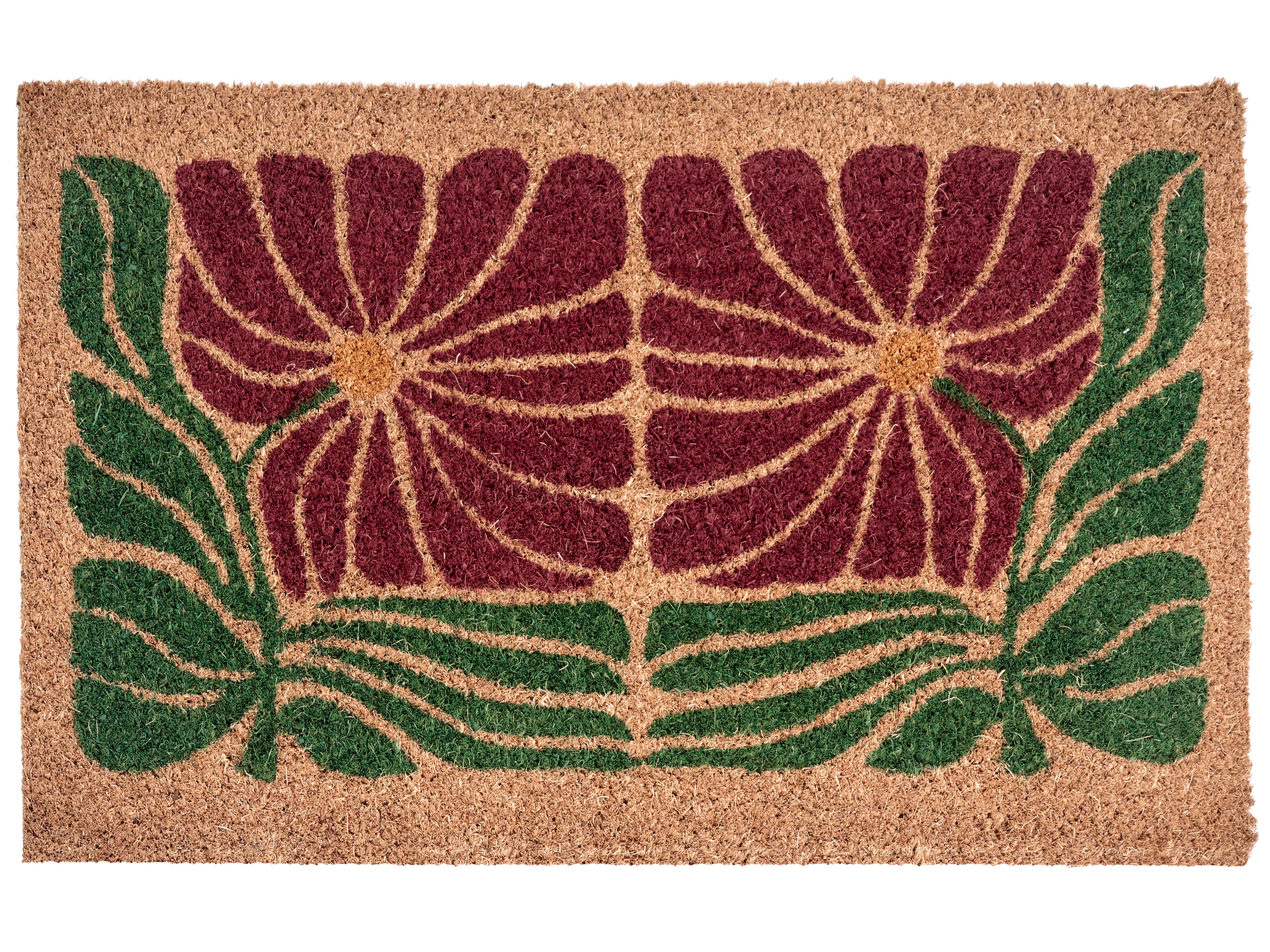 Doormat TANALIAN Multicolour 50 x 80 cm Flower Coir