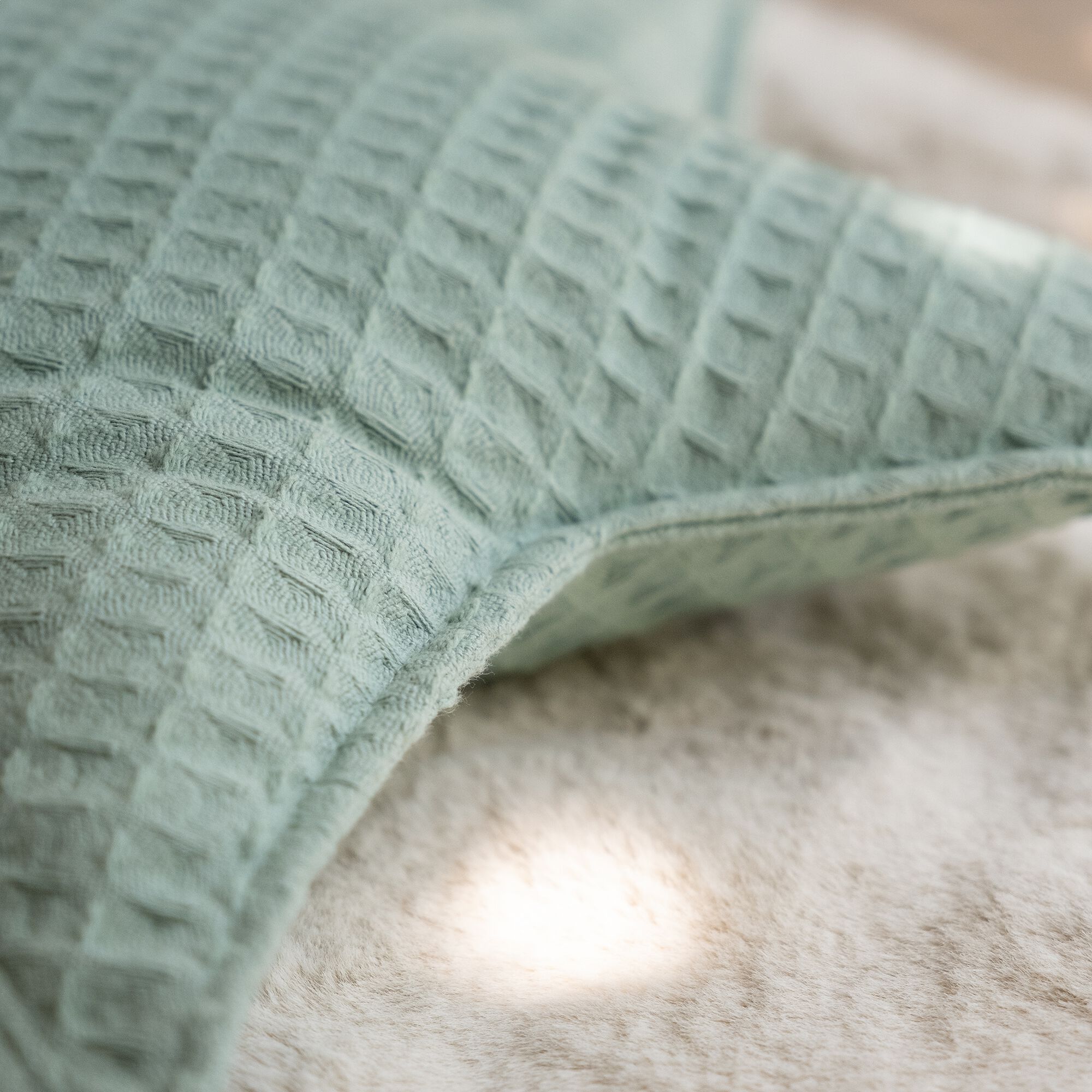 ASTER - Coussin forme étoile 45x45cm - bleu