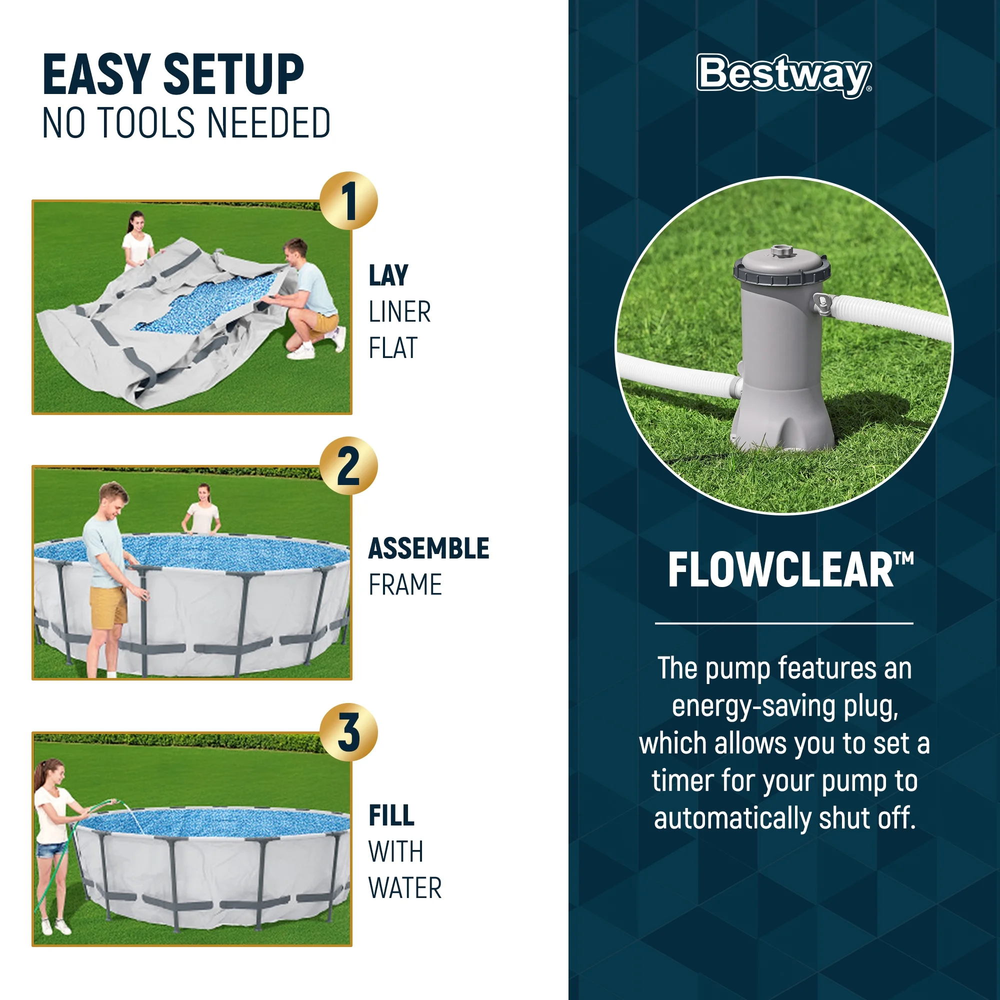 Bestway Steel Pro MAX 10' x 30" Above Ground Pool Set Round - Image 28