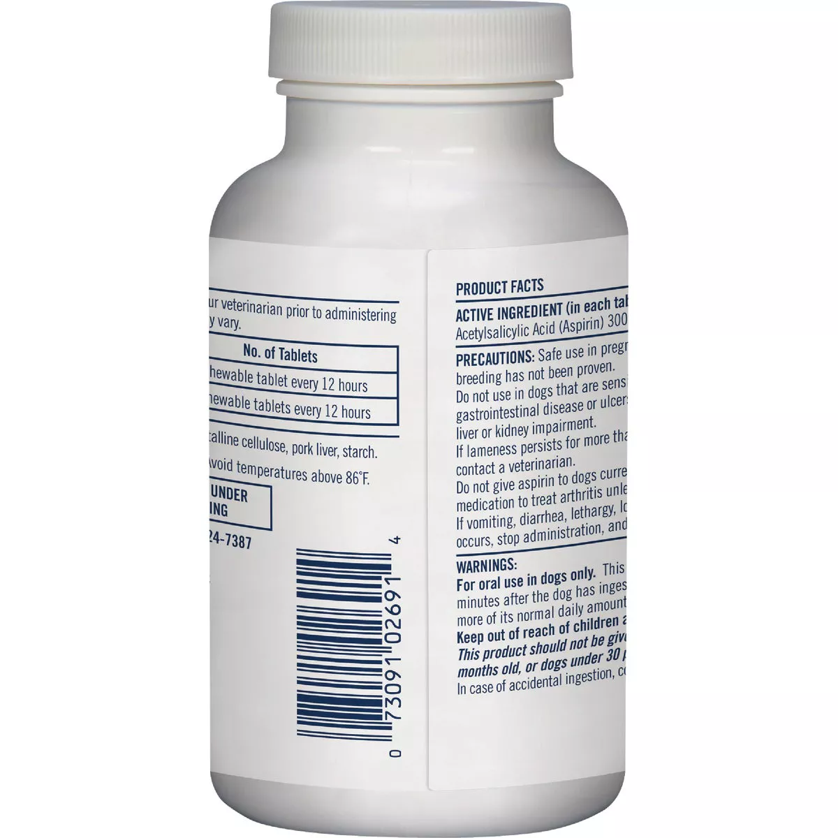 PetArmor 51 to 120 Lb. Canine Aspirin Tablets (120-Pack)