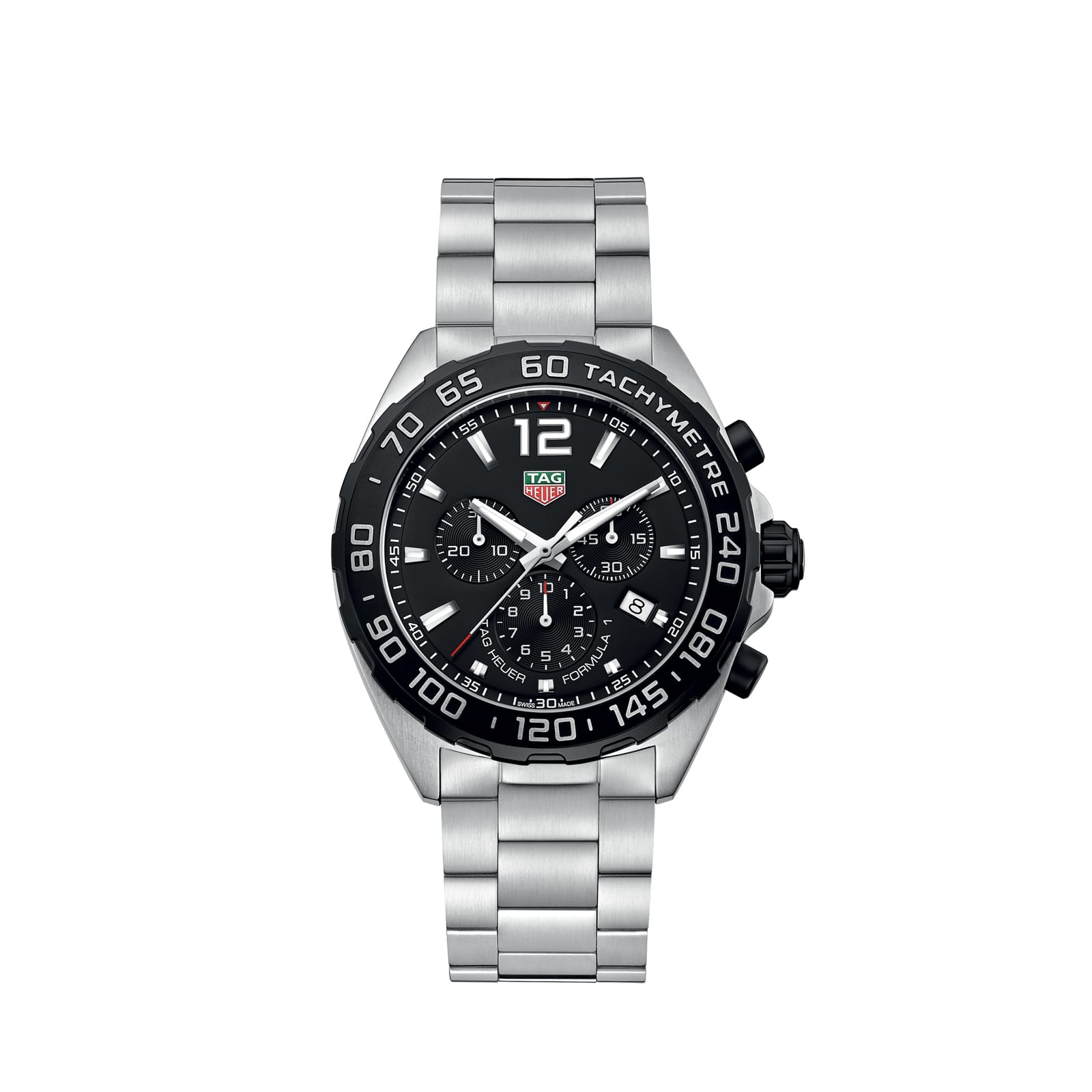 TAG Heuer Replica Watch Formula 1 Chronograph Quartz 43 mm Steel(1:1 replica) - Top club