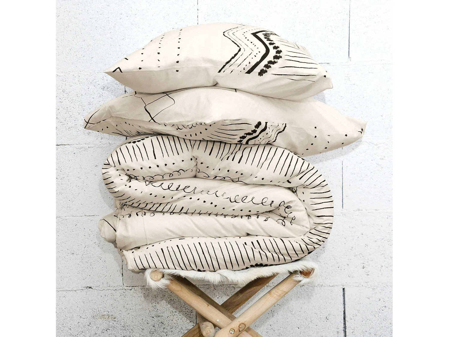Parure de lit Berbère 260x240 cm