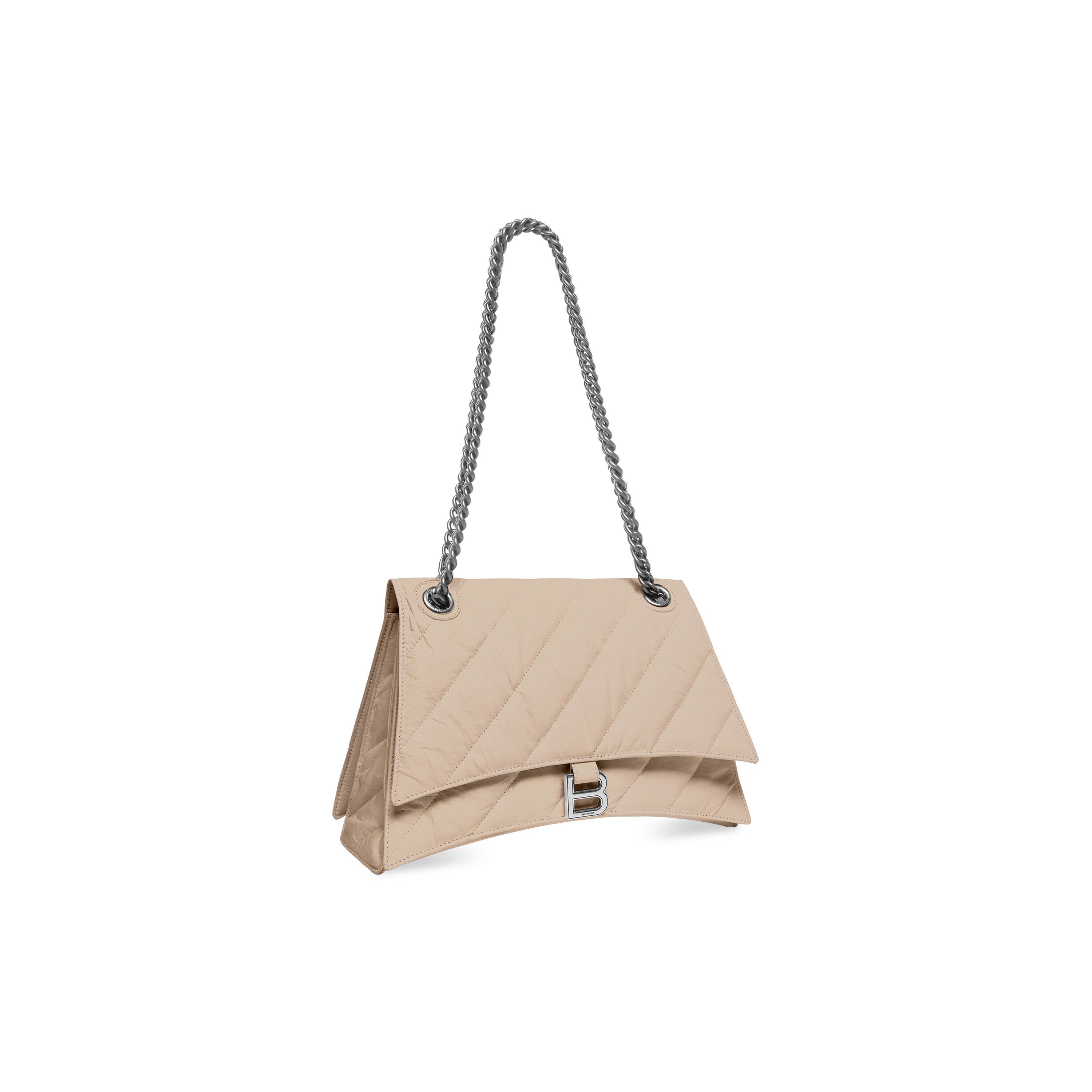 WOMEN'S CRUSH MEDIUM CHAIN BAG QUILTED IN SAND - Replicaclubs