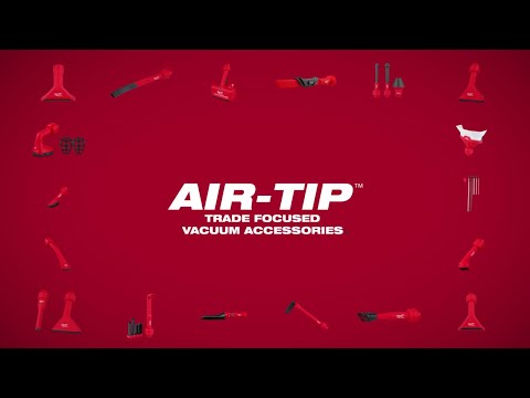 Milwaukee AIR-TIP 1-1/4 In. - 2-1/2 In. Non-Marring Utility Vacuum Accessory Kit (2-Piece)