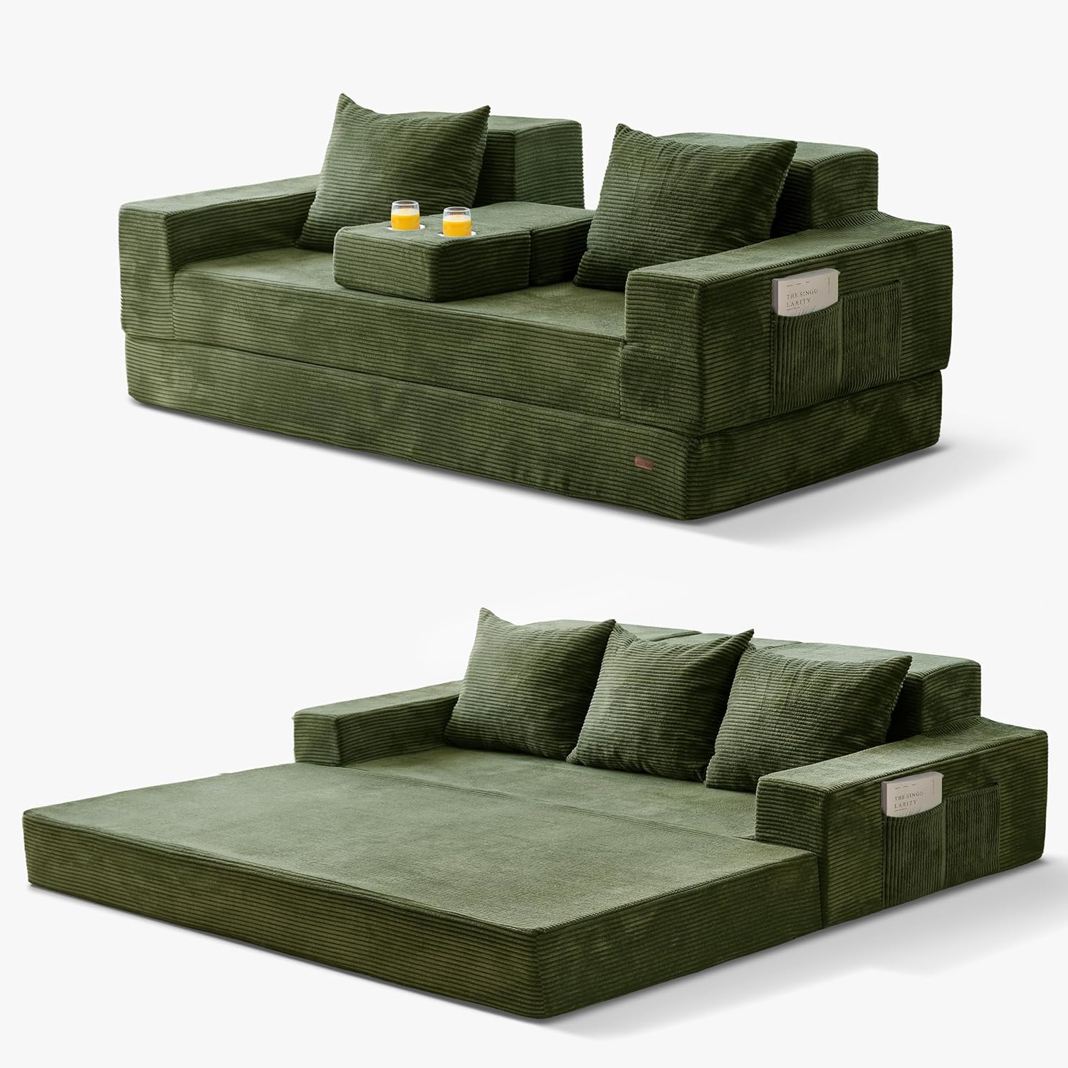 MAXYOYO Convertible Sofa Bed, 80