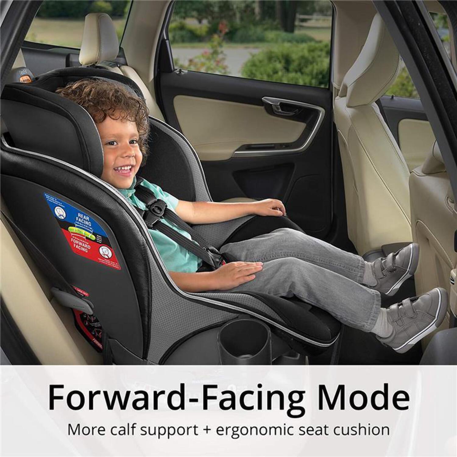 Chicco NextFit Max Zip Air Convertible Car Seat - Atmosphere (Black) - Image 11