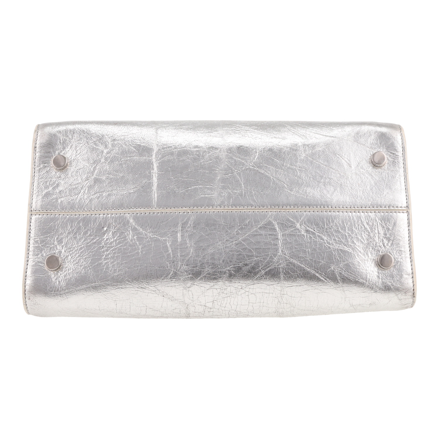Dior Diorever handbag in silver leather1:1High-quality replica