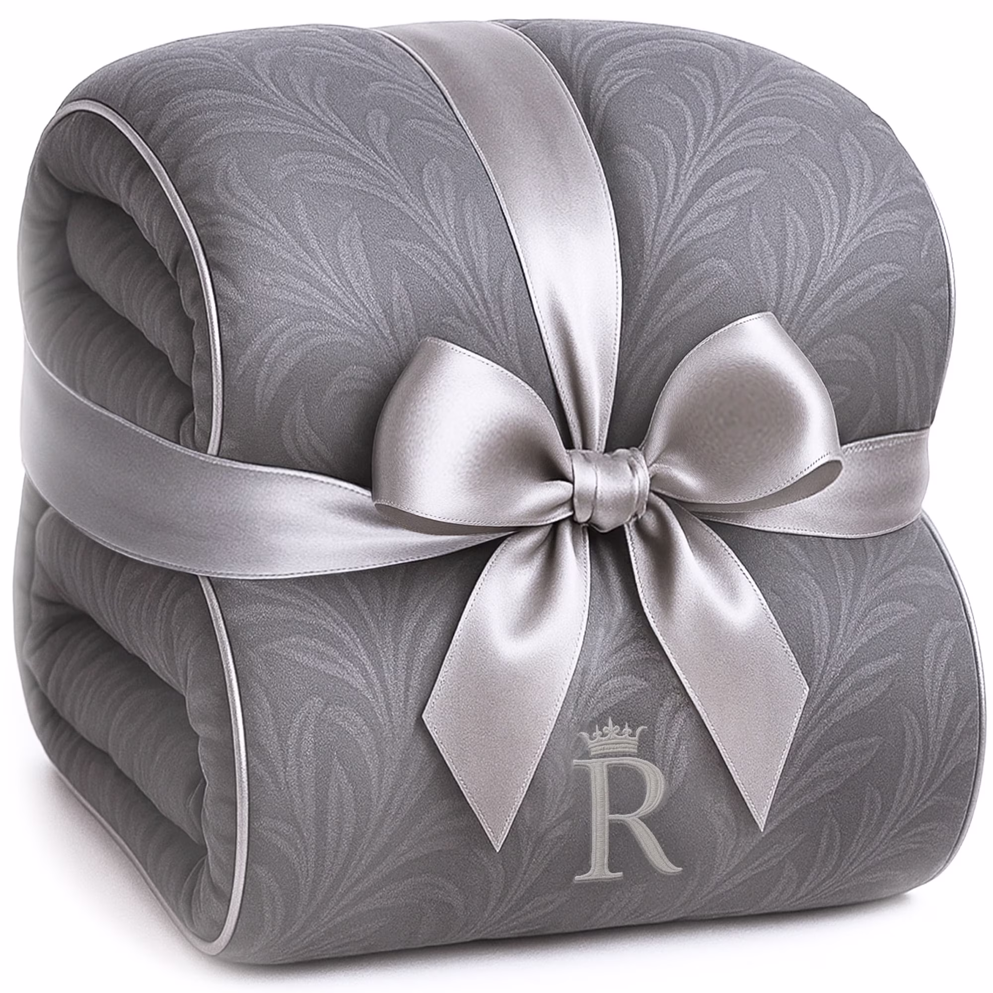 Royal Therapy Queen Size Comforter �C White Comforter, Down Alternative Bed Comforter, Fluffy Duvet Insert, Cool And Comfortable - Image 3