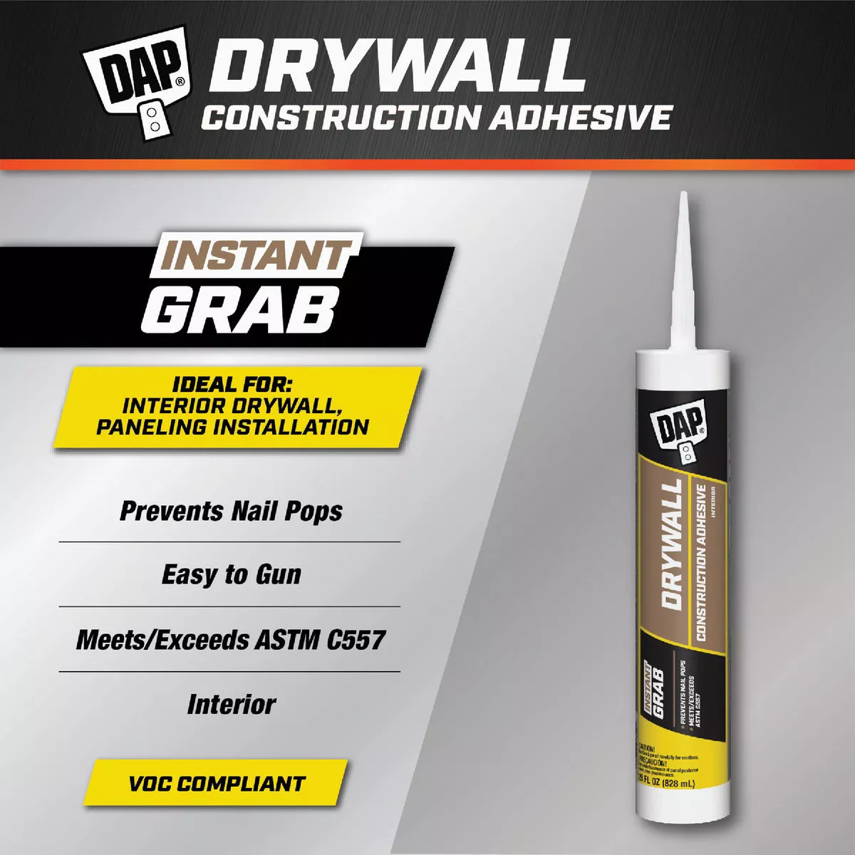 DAP 28 Oz. Drywall Construction Adhesive