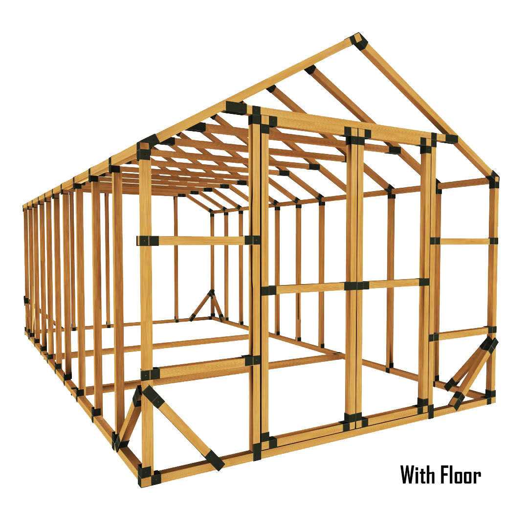 E-Z Frames DIY Greenhouse Bracket Kit, 10 ft. x 20 ft. - Image 2 E-Z Frames DIY Greenhouse Bracket Kit, 10 ft. x 20 ft. - Image 2