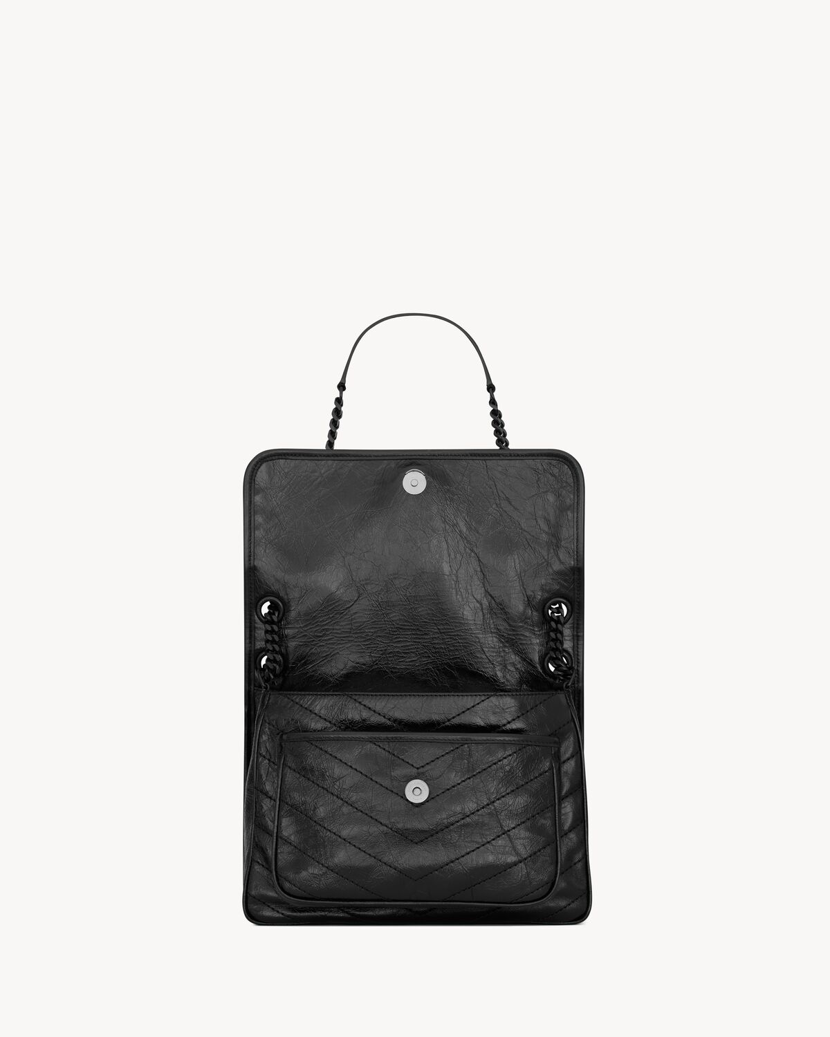 Replicate YSL Niki Medium in Vintage Leather(1:1 replica)1:1High-quality replica