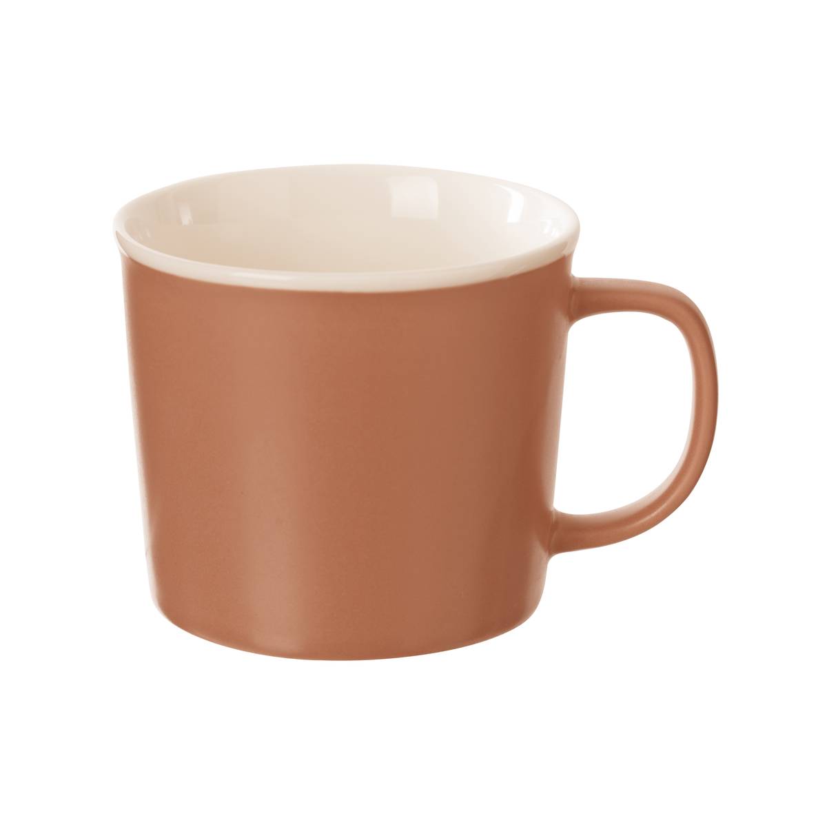 Mug "Nature" 380 ml, New Bone China (Porcelain), Terracotta
