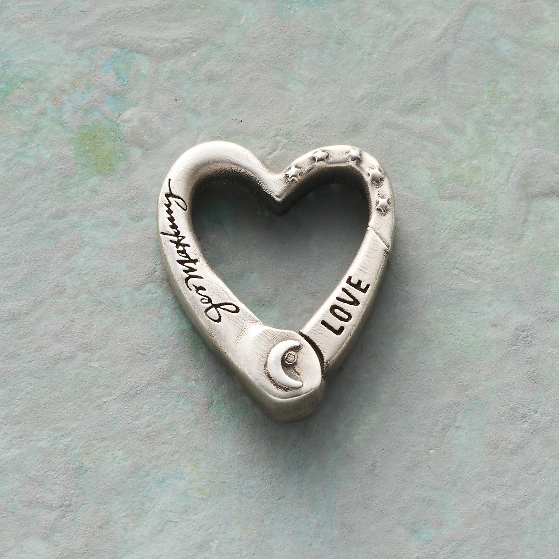 Sterling Silver Heart Charm Keeper - Sundance Clothing
