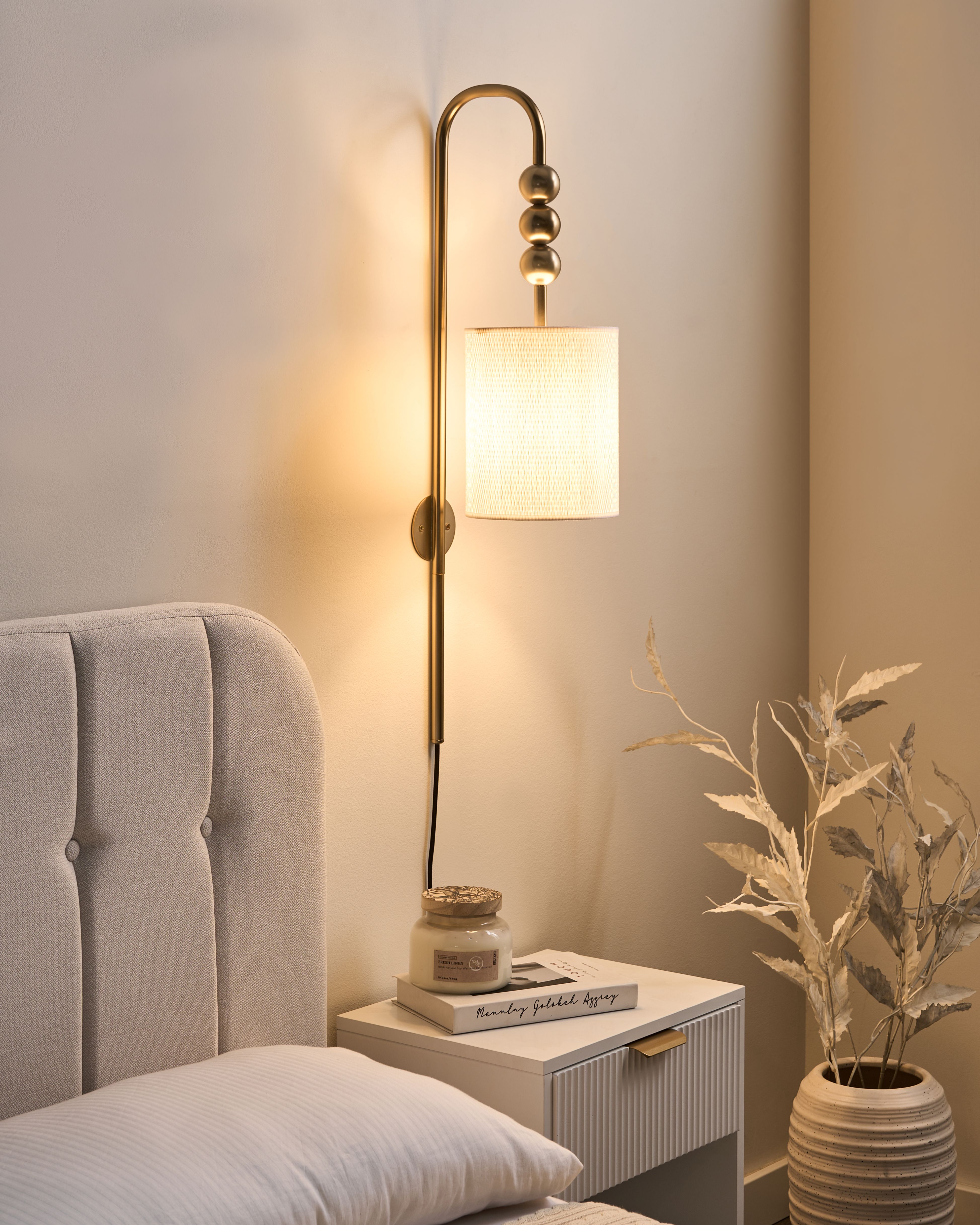 Wall Lamp LOKY Metal Brass