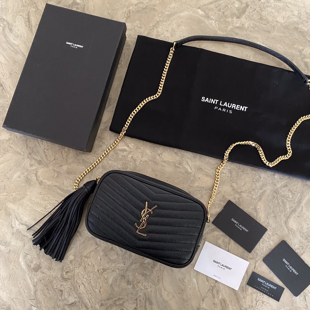 YSL Mini Lou Quilted Leather Camera Bag