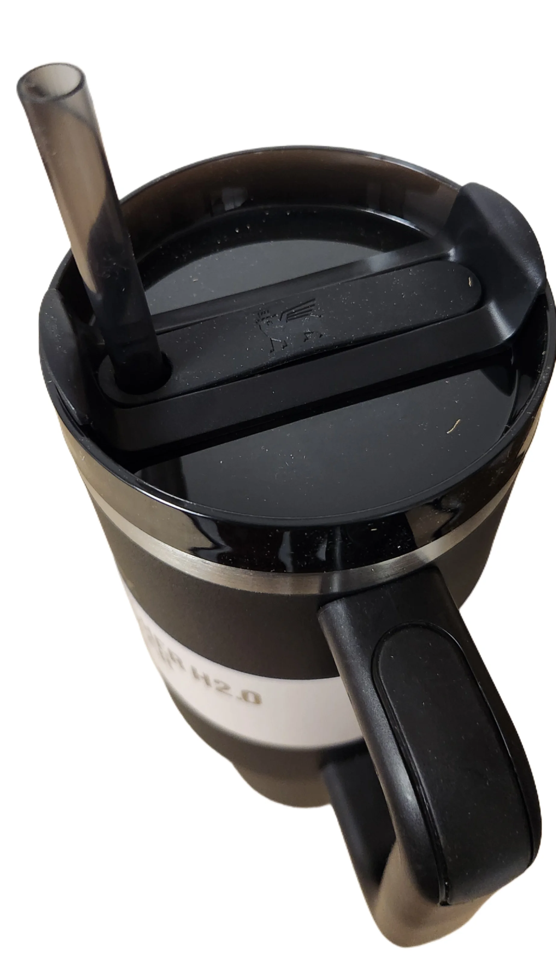 Stanley Quencher H2.0 Tumbler with Handle and Straw 40 oz | Flowstate 3-Position Lid | Cup Holder Compatible for Travel | Insulated Stainless Steel Cup | BPA-Free | Black 2.0