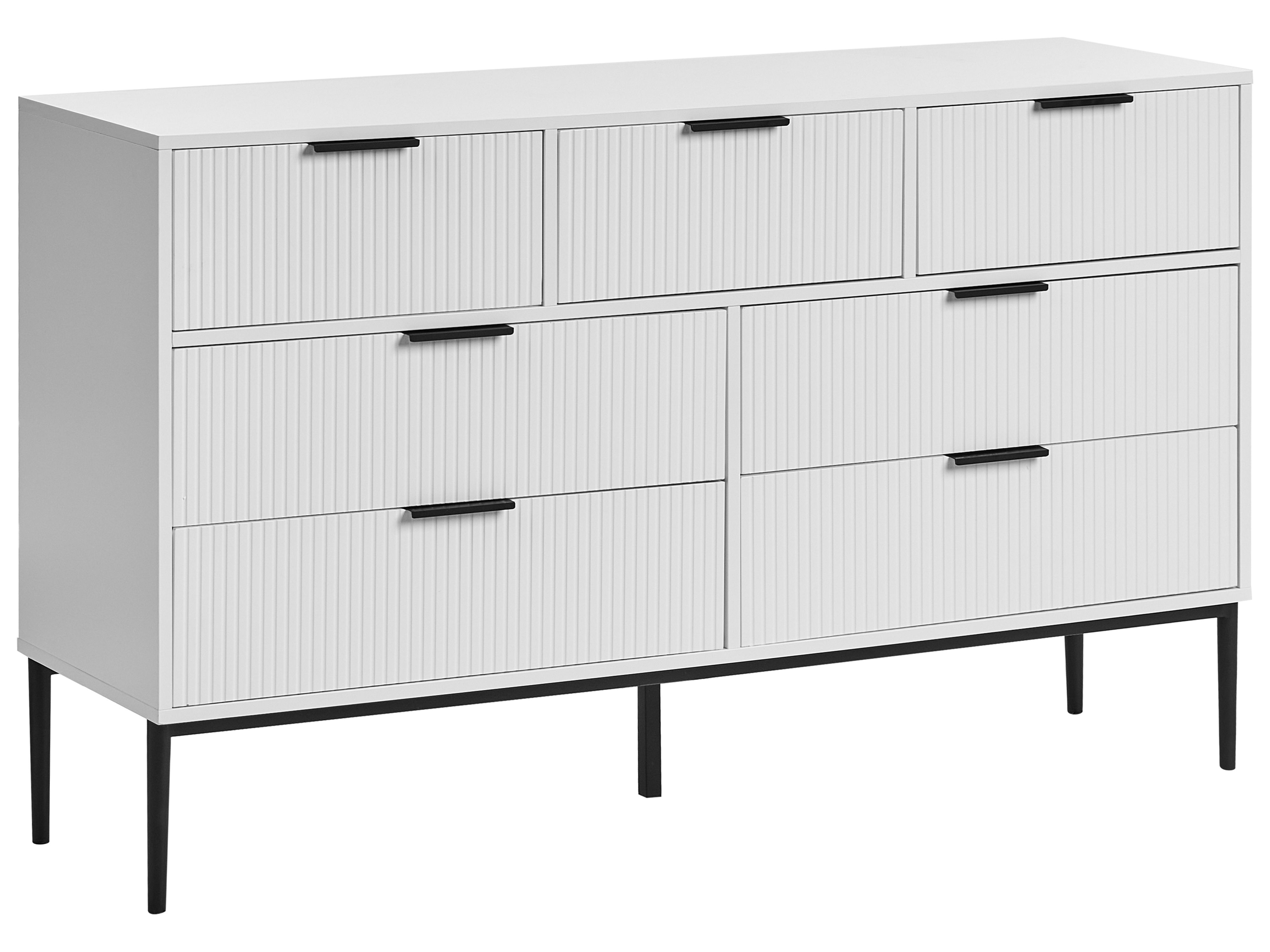 7 Drawer Chest LEDUC White