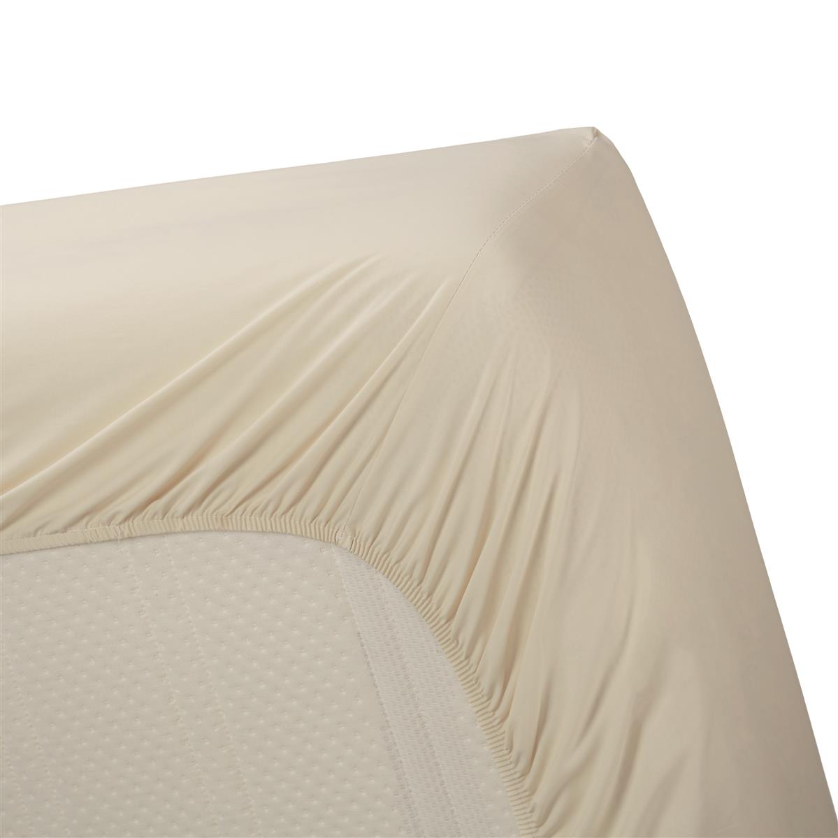 Beddinghouse Percale katoen - Hoeslaken - 90x200 - Naturel