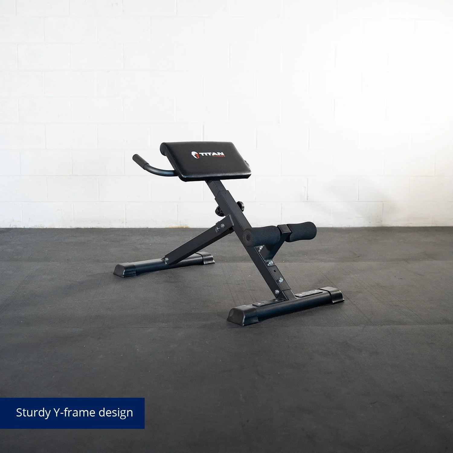 Titan Fitness Hyper Back Extension Bench, Rated 250 LB, Specialty Upper Body Workout Garage Gym Bench - Image 3