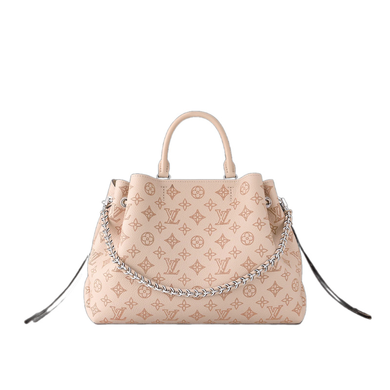 Bella Tote Pink Beige Mahina Calfskin1:1High-quality replica