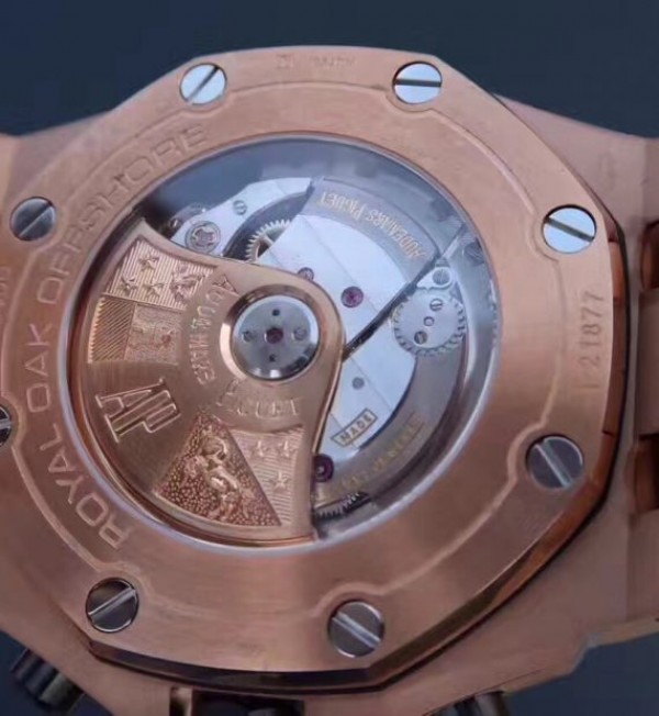 Replica Audemars Piguet JF Royal Oak Offshore Gold Theme 26470OR RG Bracelet A3126 - Top club