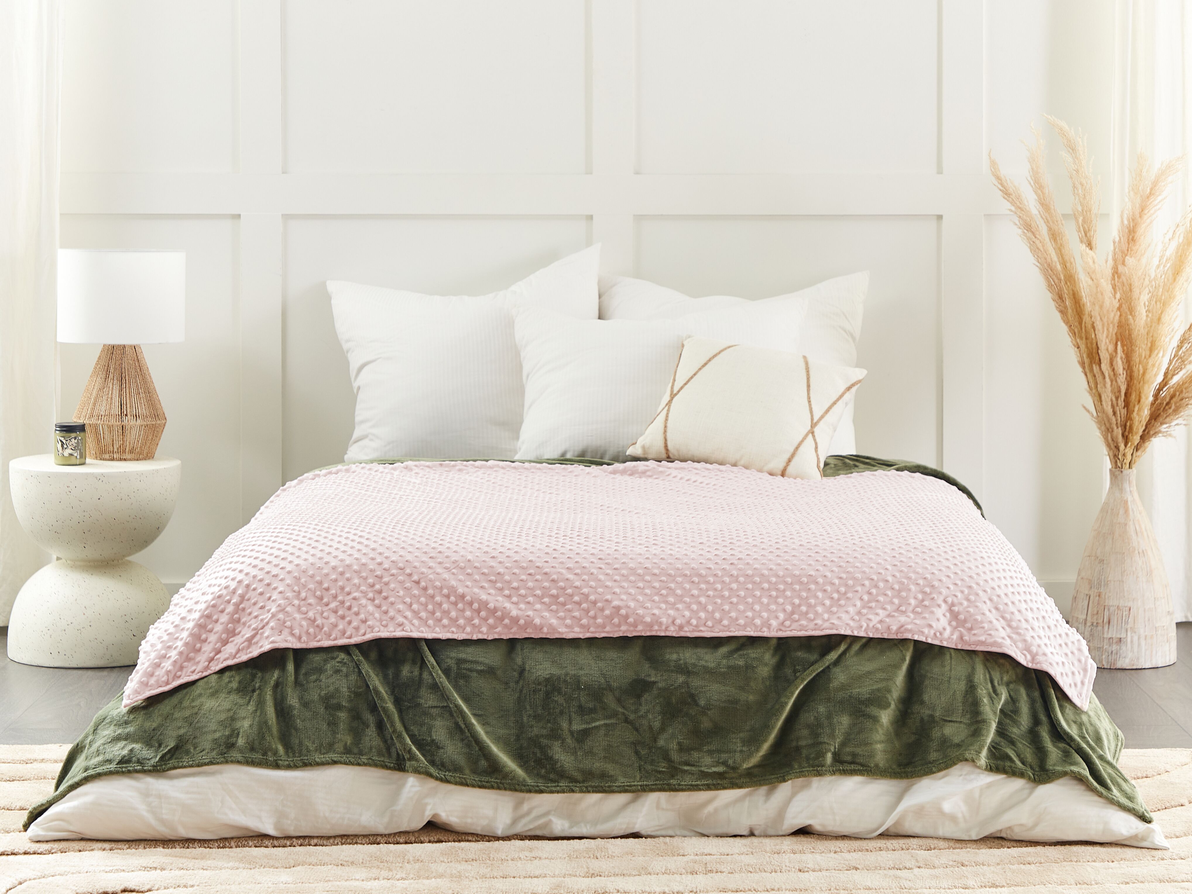 Weighted Blanket Cover 800 CALLISTO 120 x 180 cm Pastel Pink