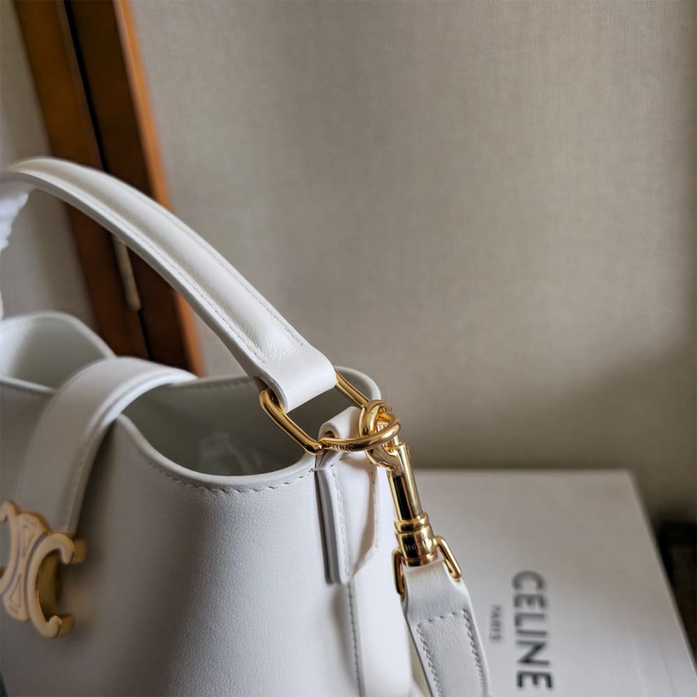 CELINE SMALL BUCKET LOUISE IN SMOOTH CALFSKIN(HIGH-END GRADE)1:1High-quality replica