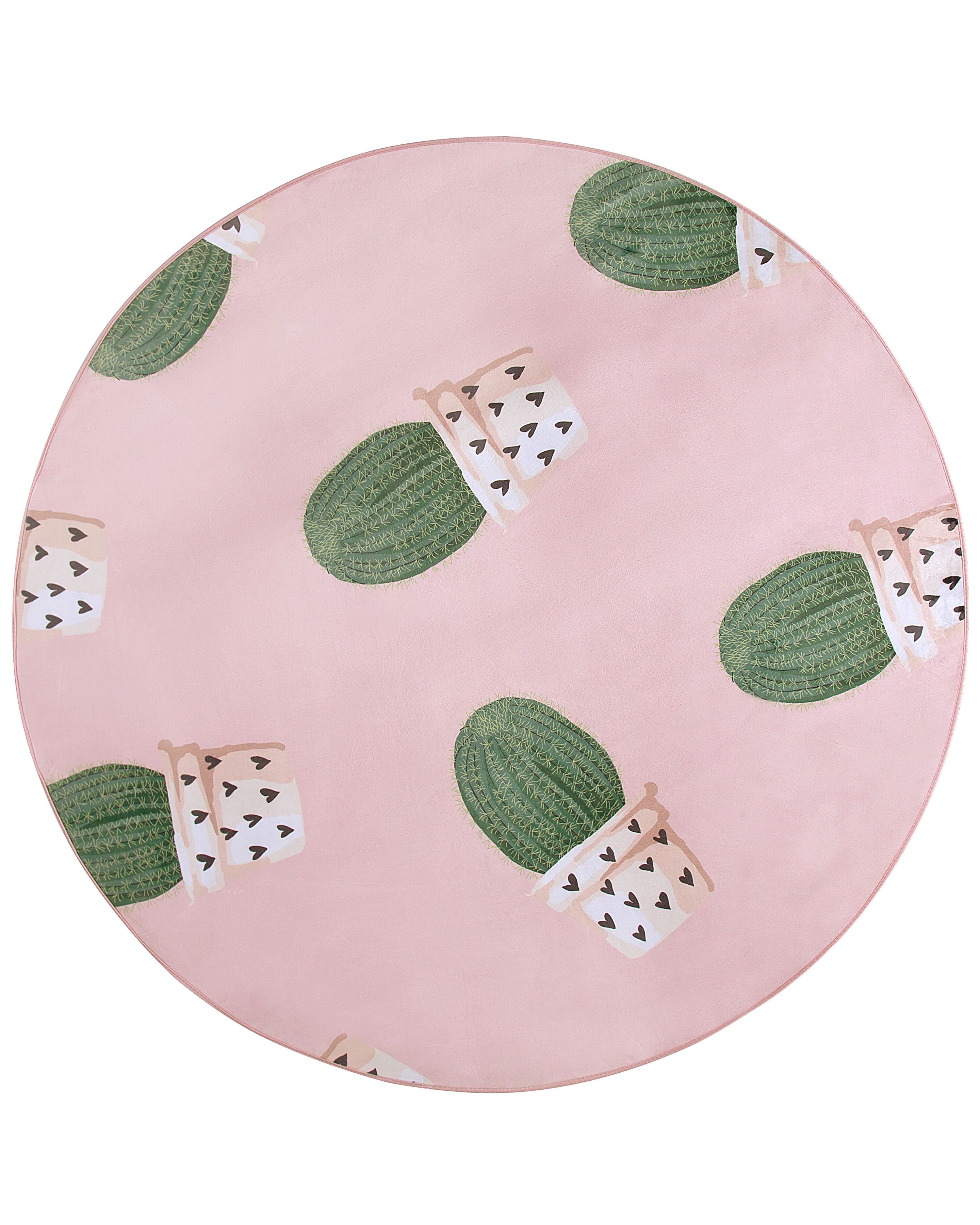 Kids Rug ELDIVAN Pink ø 120 cm