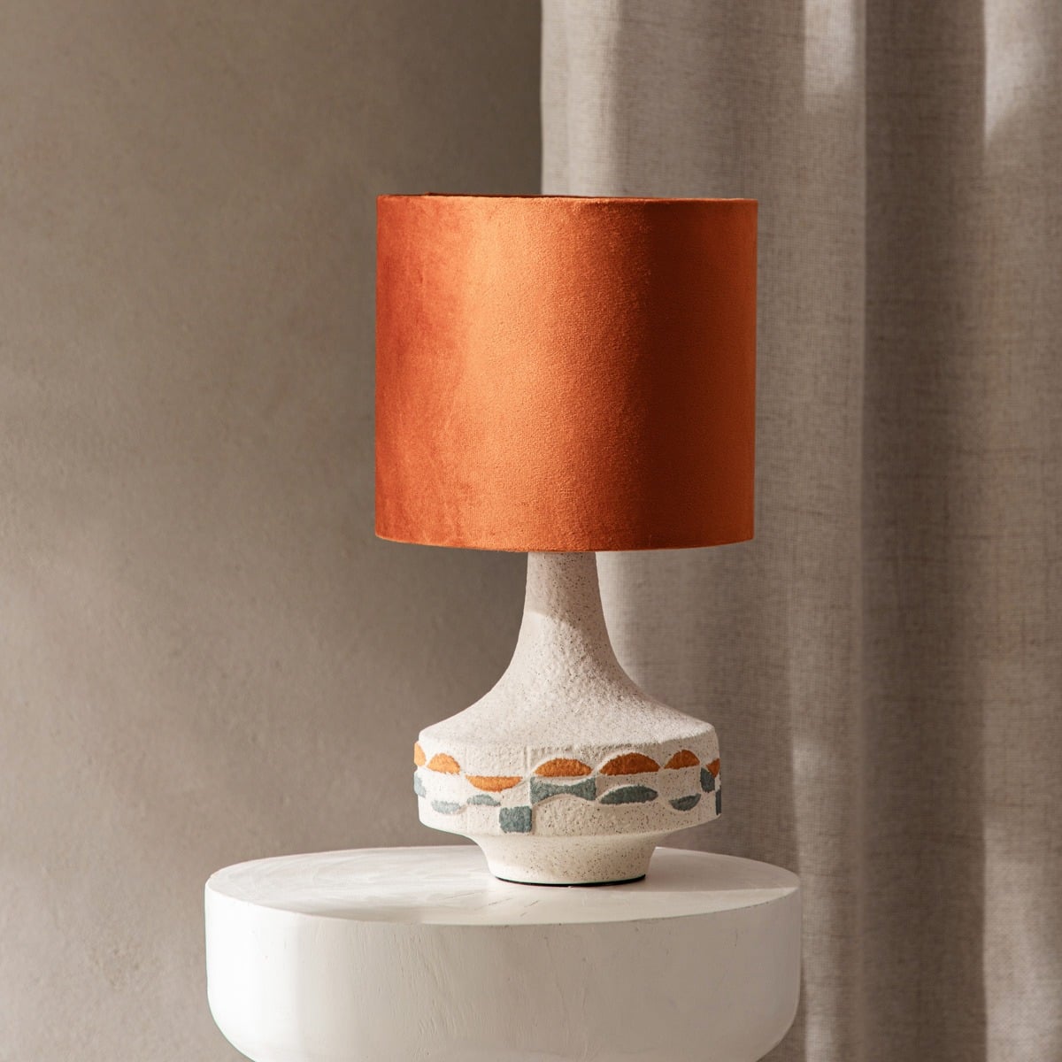 Lampa stołowa CHEVET ceramiczna 20x20x36,5 cm