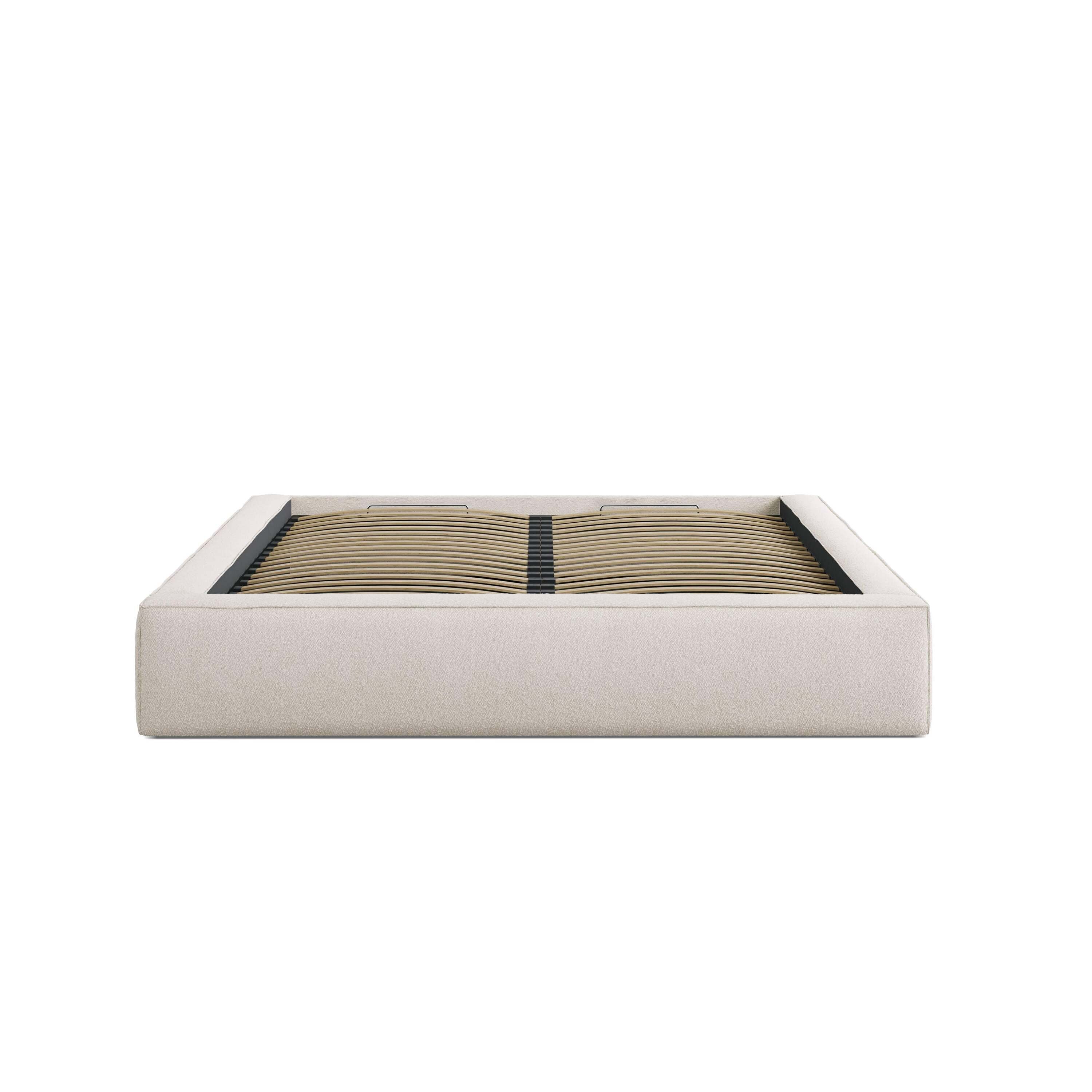 Micadoni Bedframe met opbergvak Simon 140x200 bouclé