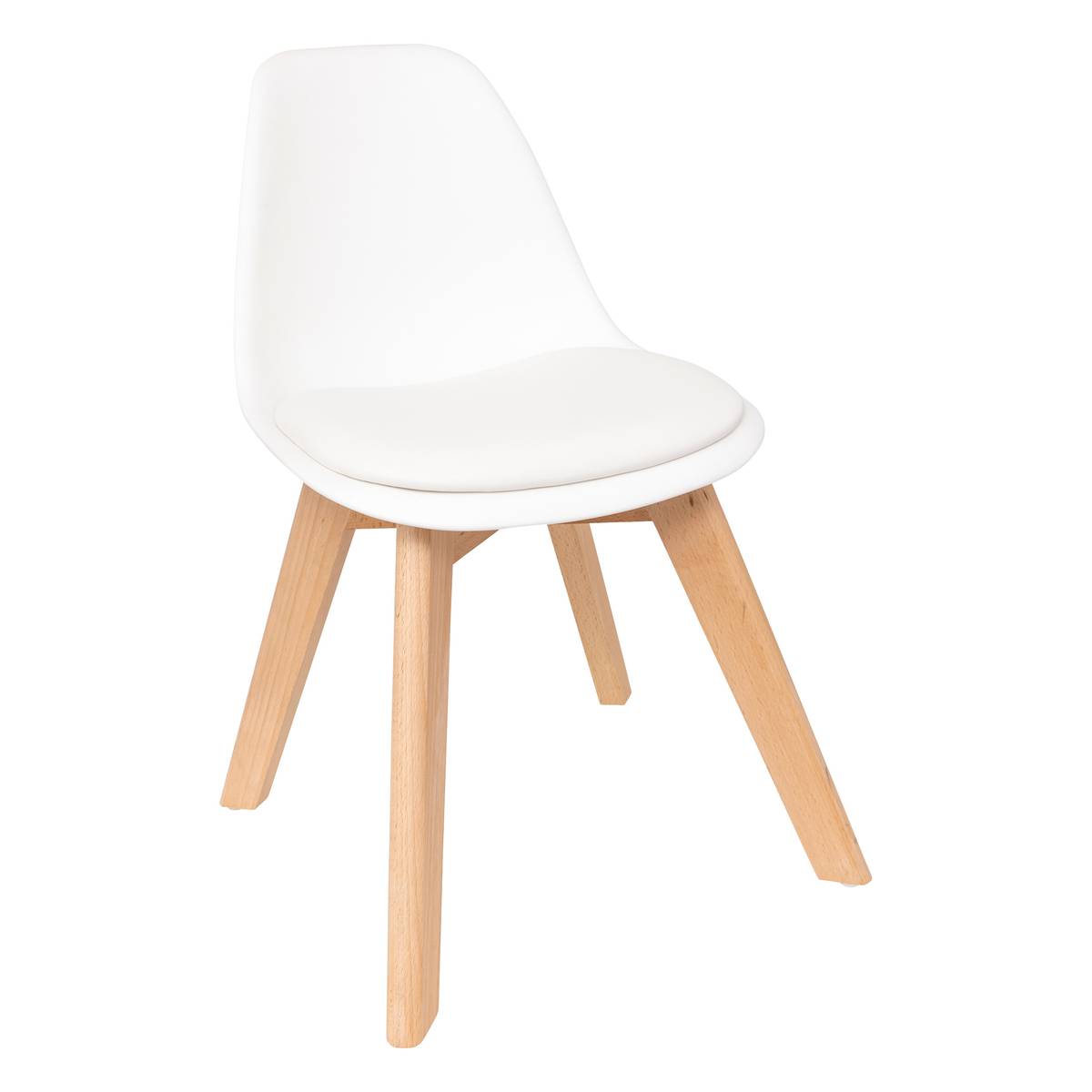 Children's chair "Baya" White, 1 seat