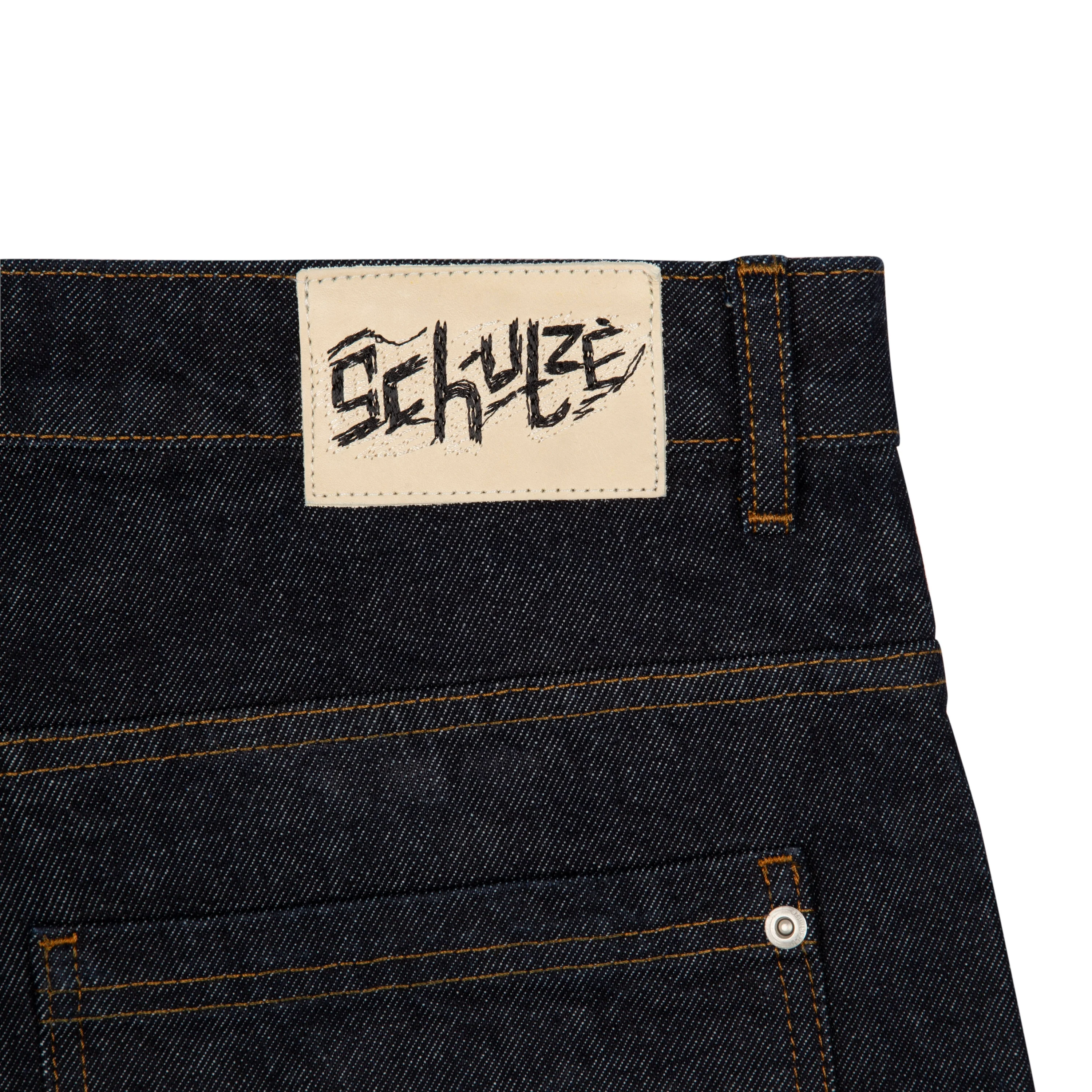 "koi pond" indigo raw Denim