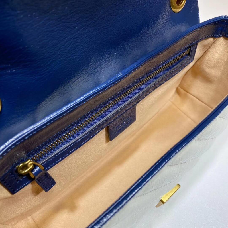 Replica Gucci Gg Marmont Small Shoulder Bag 443497 White1:1High-quality replica