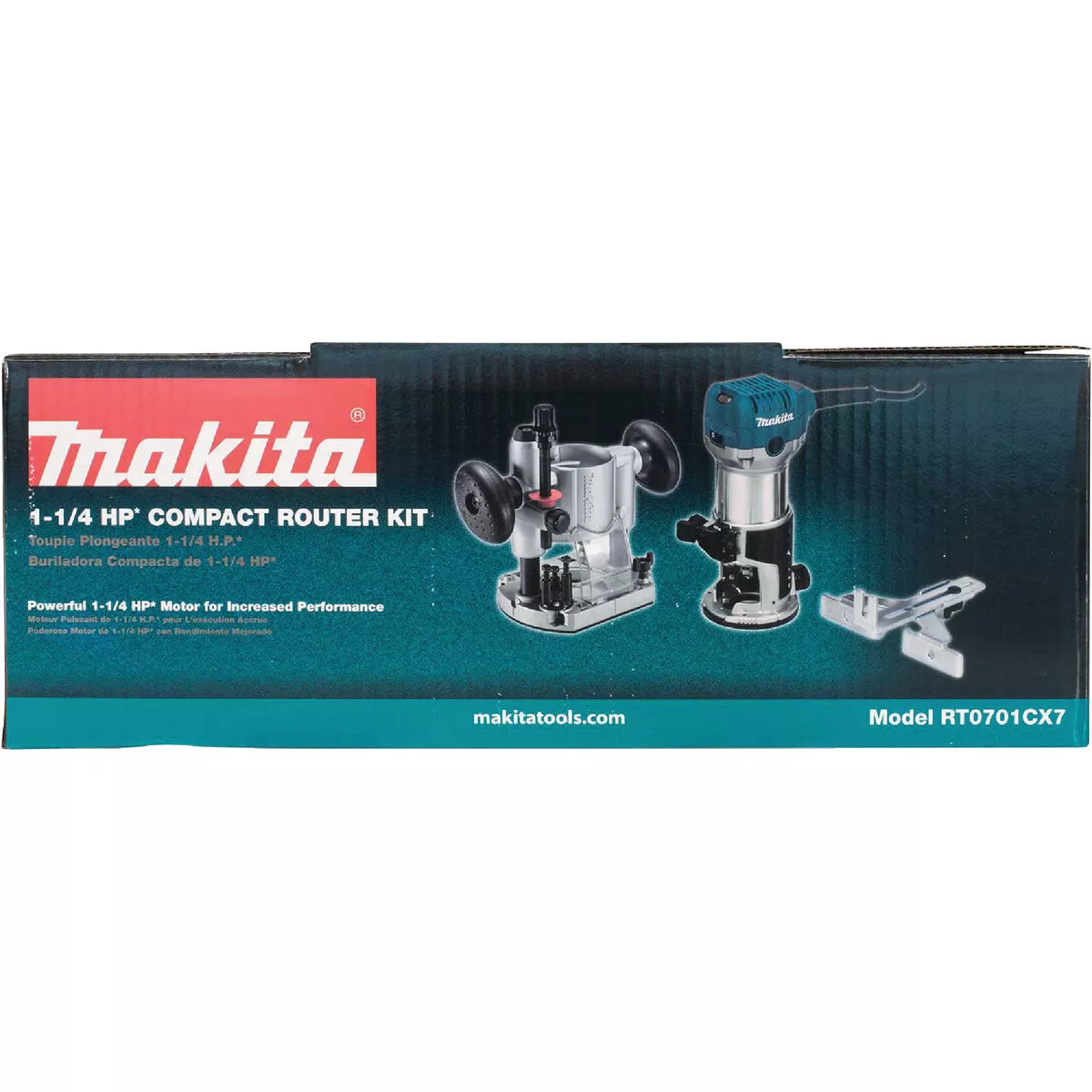 Makita 6.5-Amp 1.25 HP Variable Speed Compact Router Kit