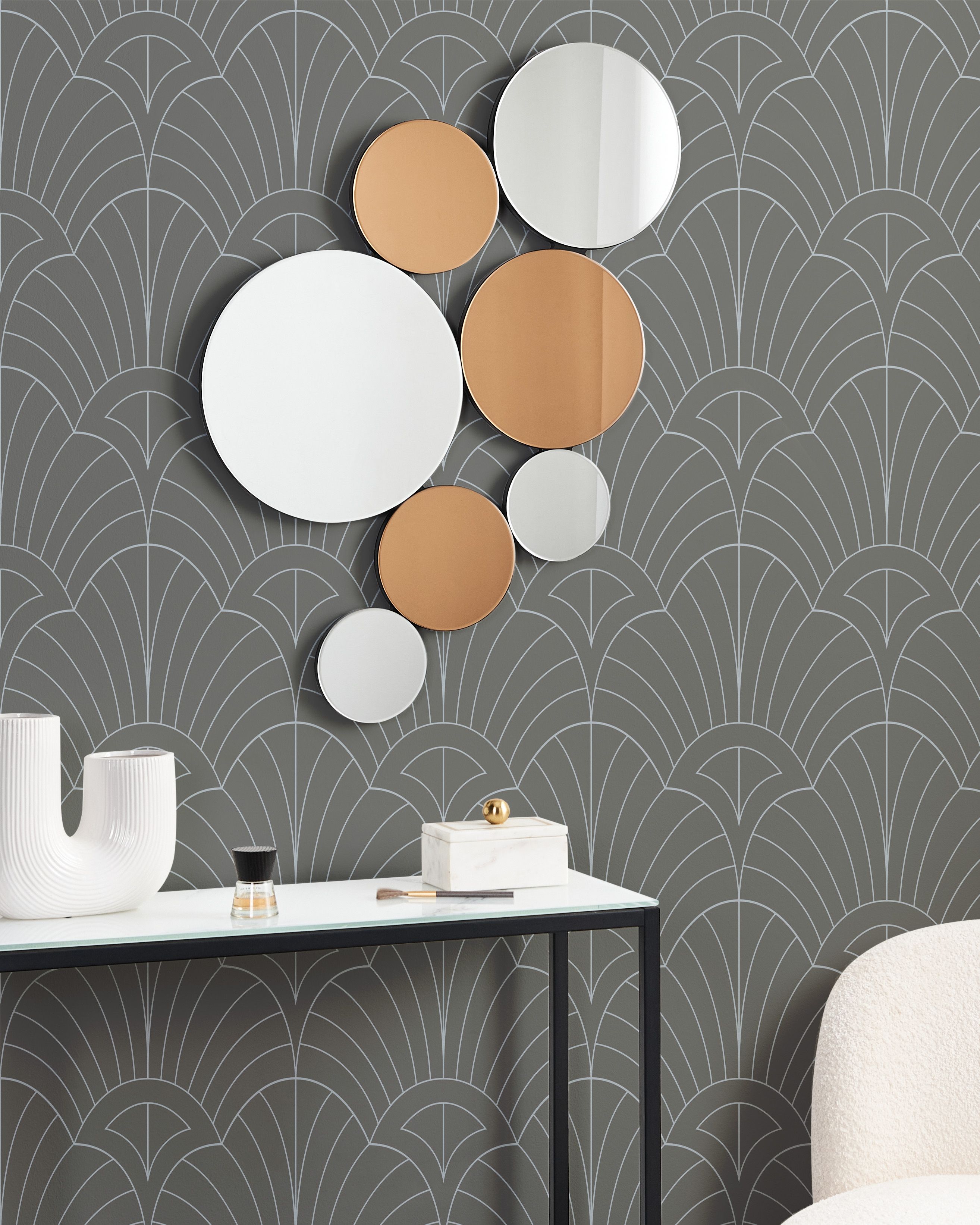 Wall Mirror LAXOU 57 cm 90 cm Copper