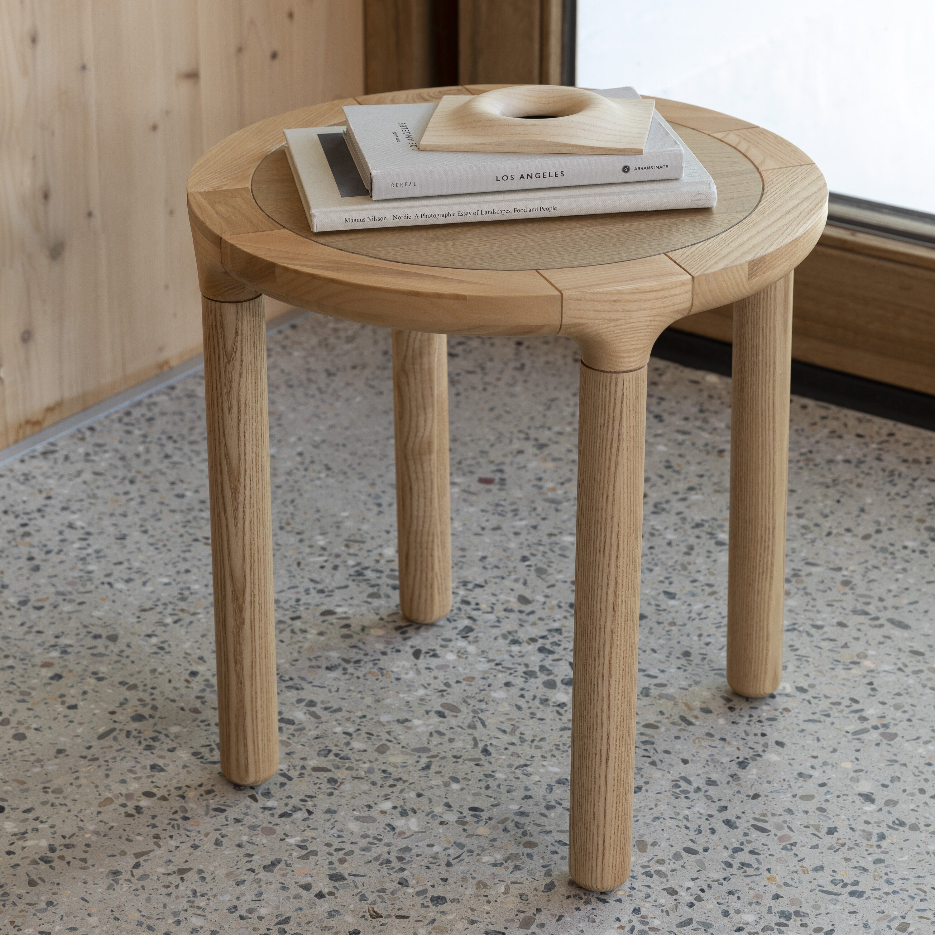Zuiver Storm Bijzettafel - Ø 45 cm - Naturel