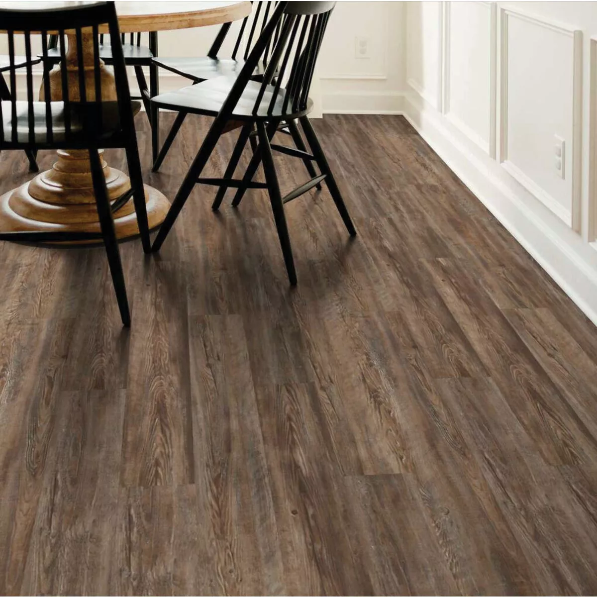 Array Prime Plank Tattered Barnboard 7 In. W x 48 In. L Vinyl Floor Plank (51.33 Sq Ft/Case)