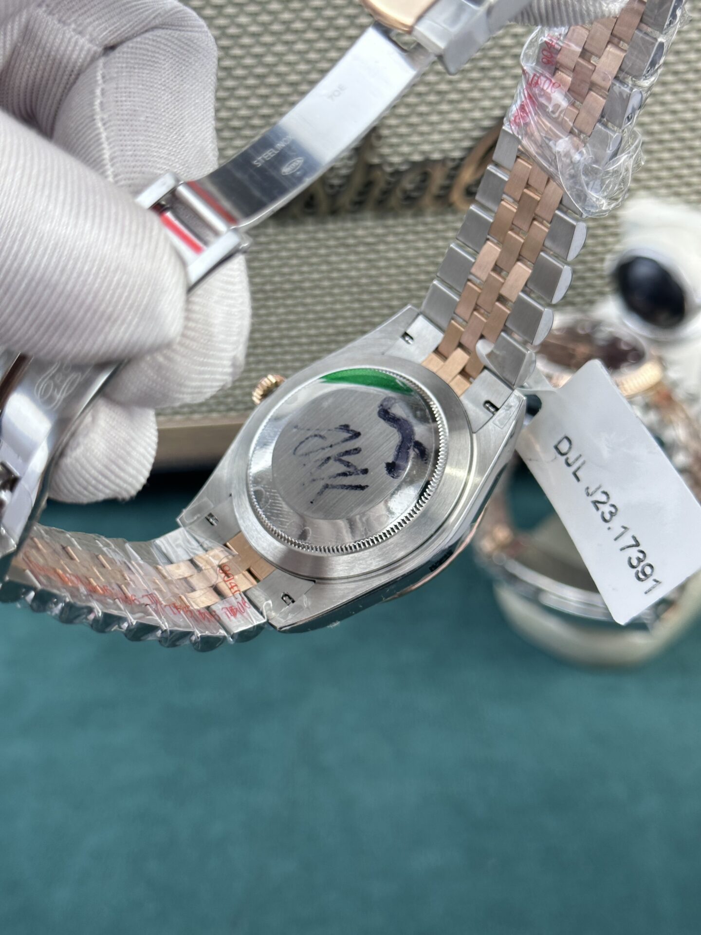 Rolex Replica 11 Watch DateJust Rose Gold Wrapped Mother-of-Pearl Dial GM Factory 36mm - Top club