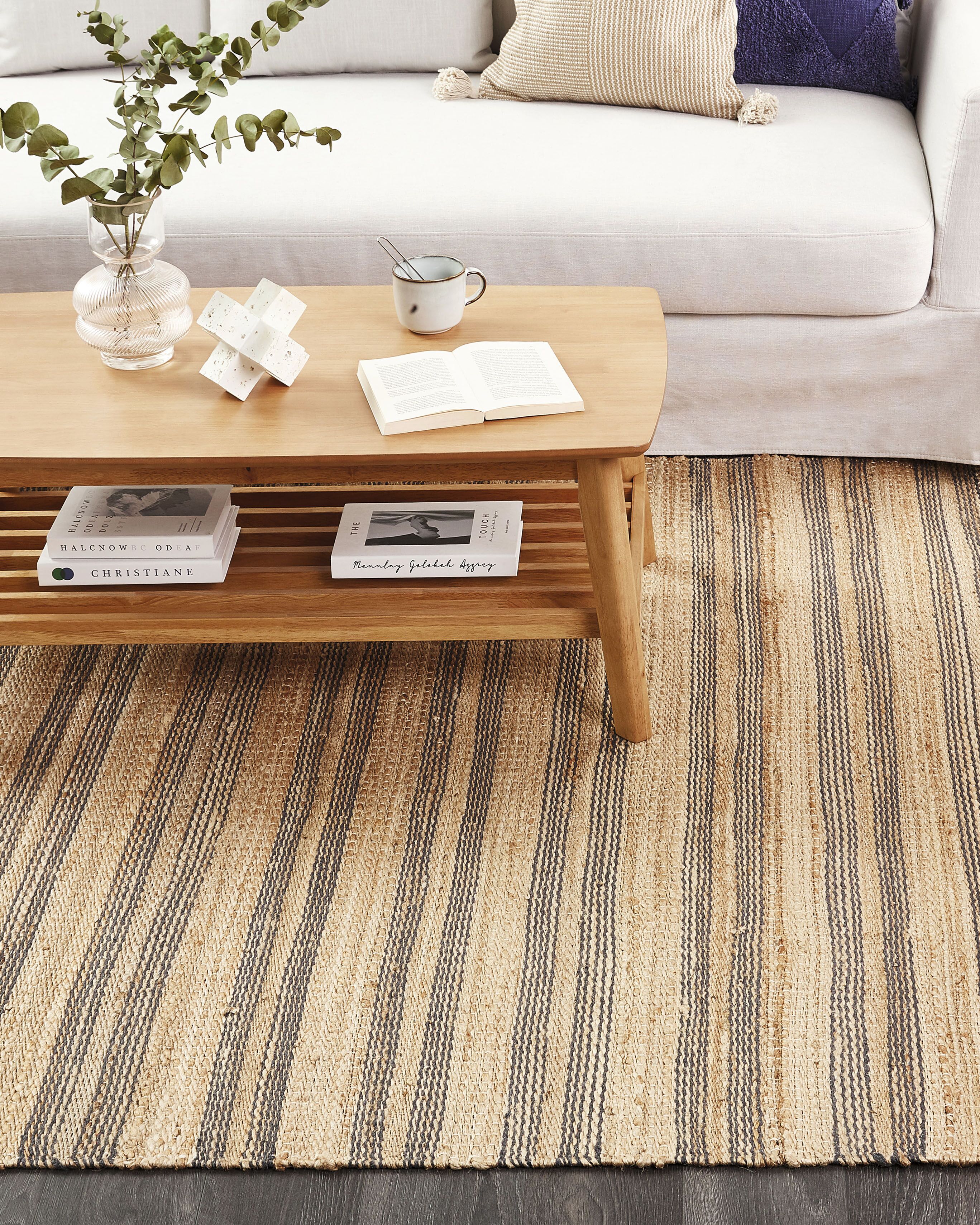 Rug BUDHO Beige 160 x 230 cm Jute