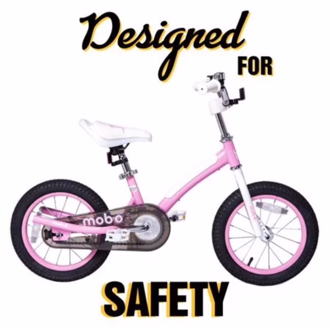 Mobo First Boy's 14" Kids Bike, Ages 3-5 Years Old, Red - Image 7