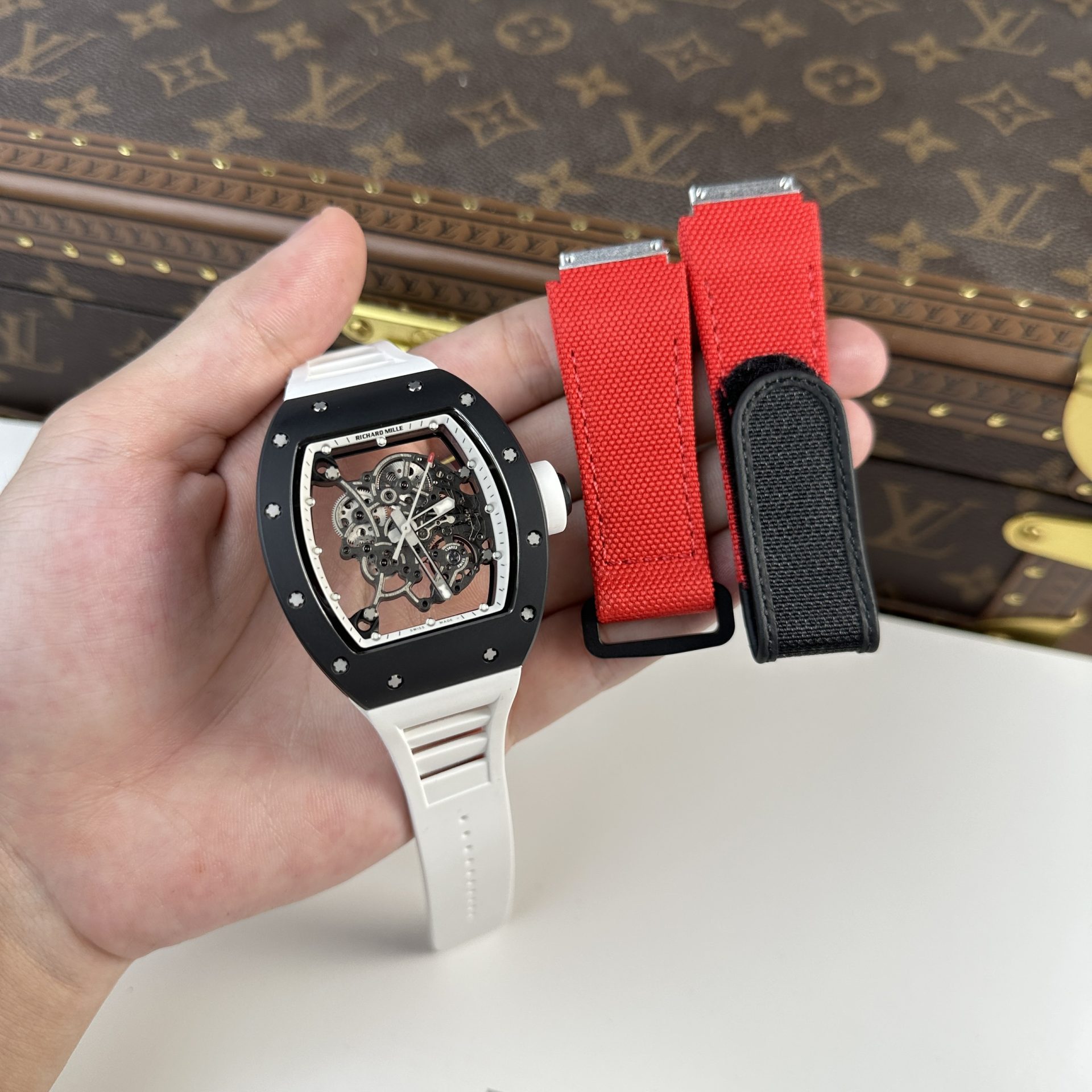 Richard Mille Replica Watch RM055 Bubba Watson Black Ceramic BBR Factory 45mm - Top club