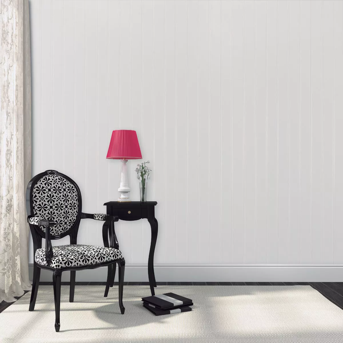 Global Product Sourcing 3/16 In. x 4 Ft. x 8 Ft. True White Beadboard Panel